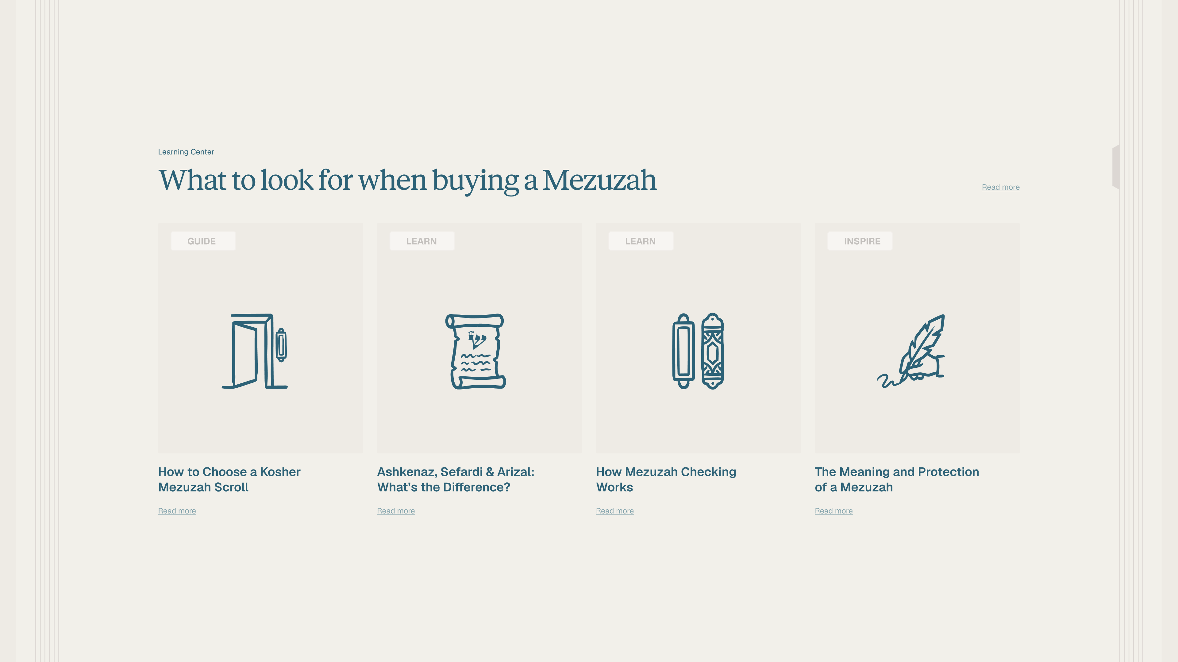 Kosher Mezuzah: Illustrated guide to choosing a mezuzah.