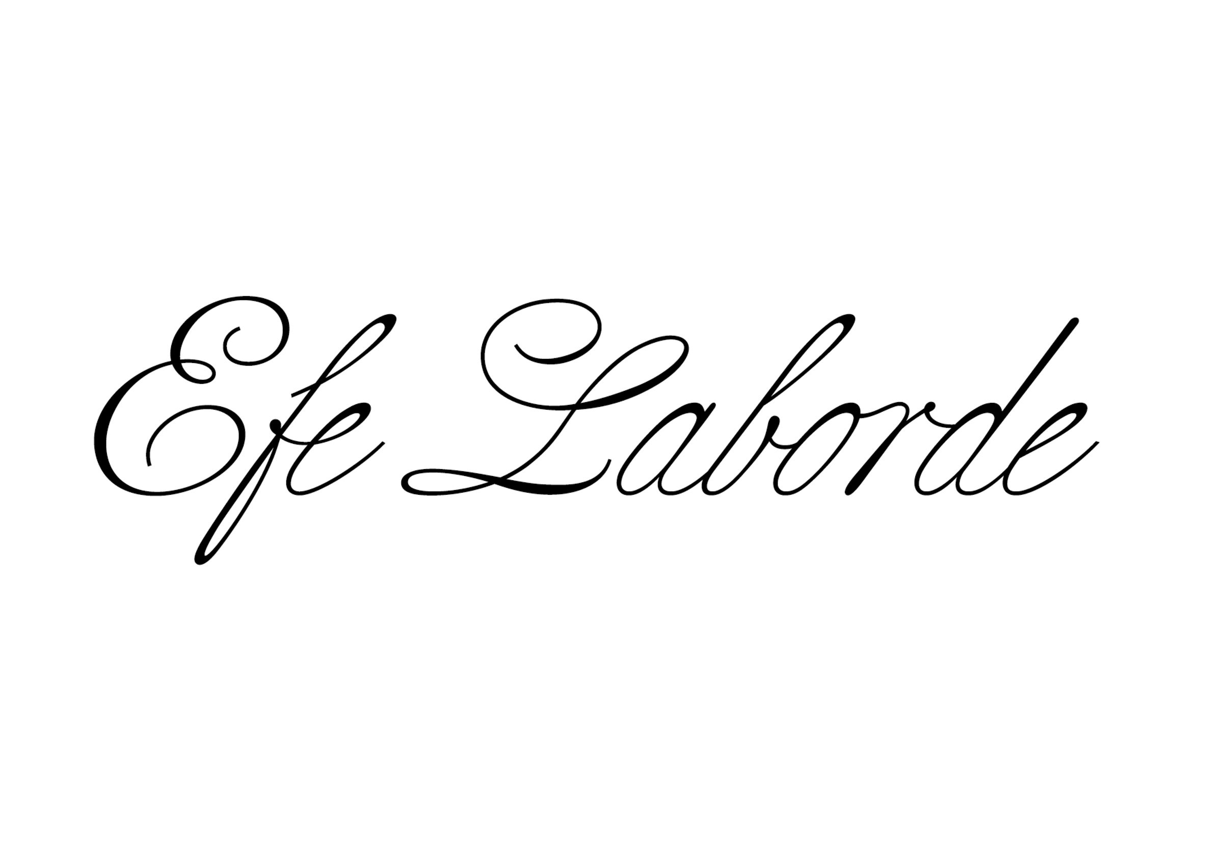 Typography for Efe Laborde
