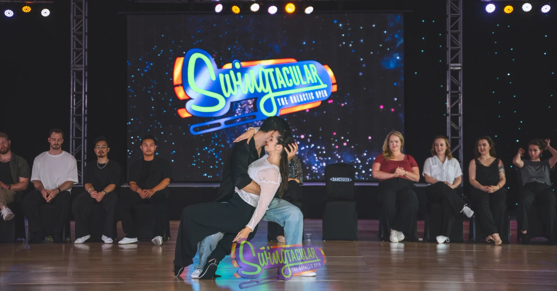 All Star and Champion dancers social dancing