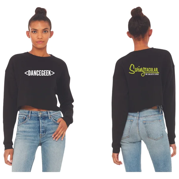 Black Crop Sweatshirt