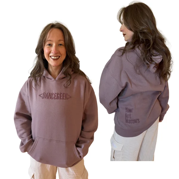 "Your Art Matters" Hoodie Mauve