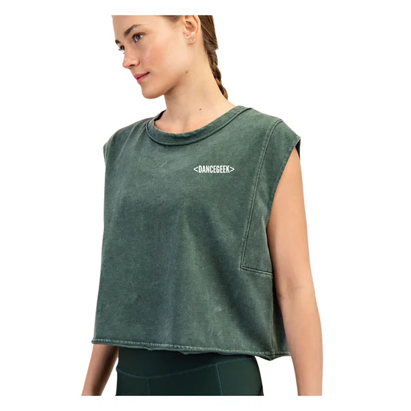Mineral Wash Sleeveless Tee