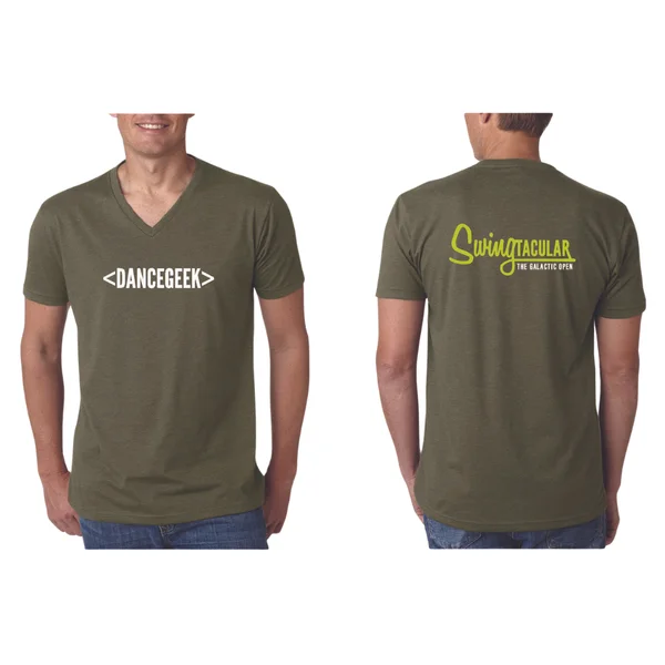 Military Green V-Neck