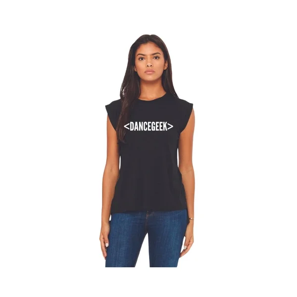 Black Muscle Tee