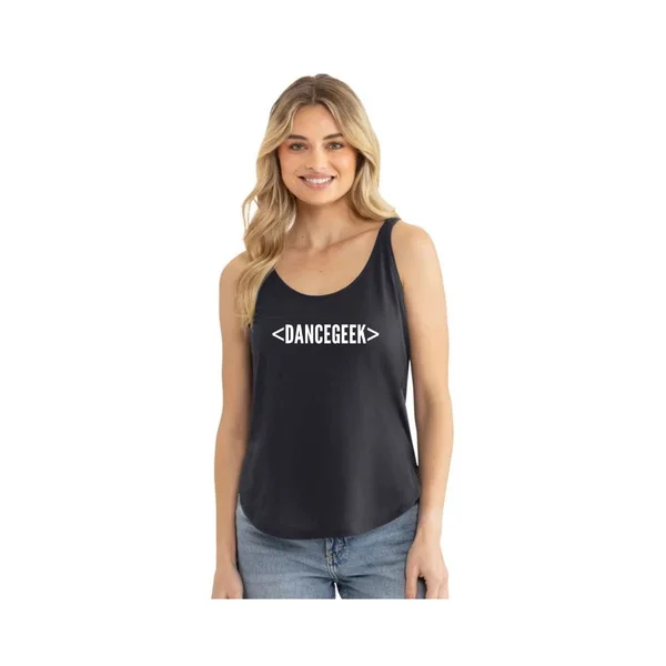 Black Flowy Tank