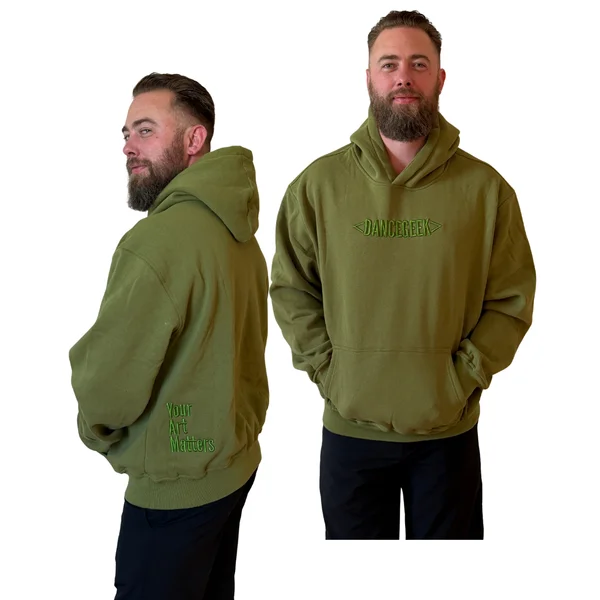 "Your Art Matters" Hoodie Green