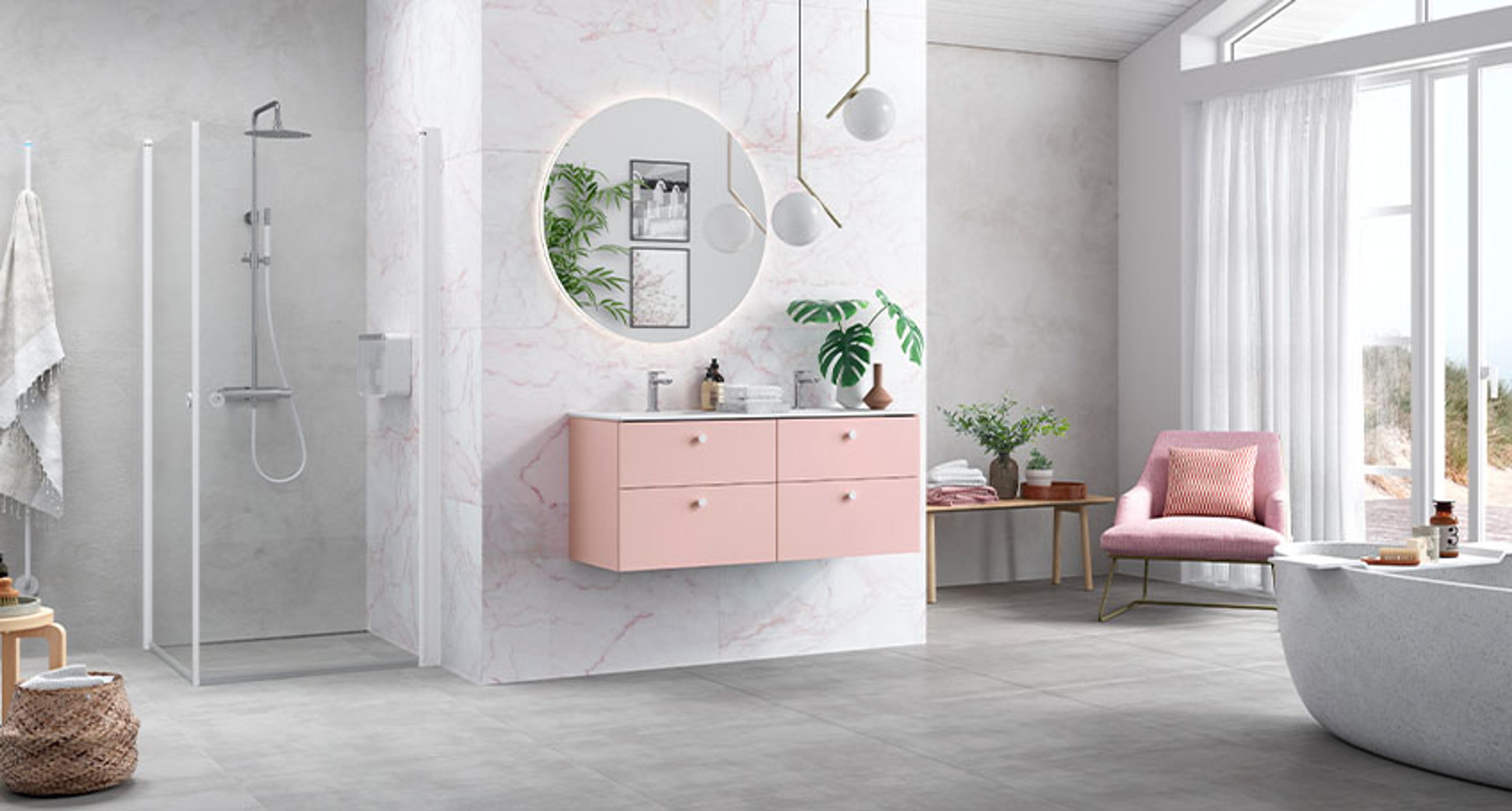 INR baderomsmøbel - tips til styling av bad til visning