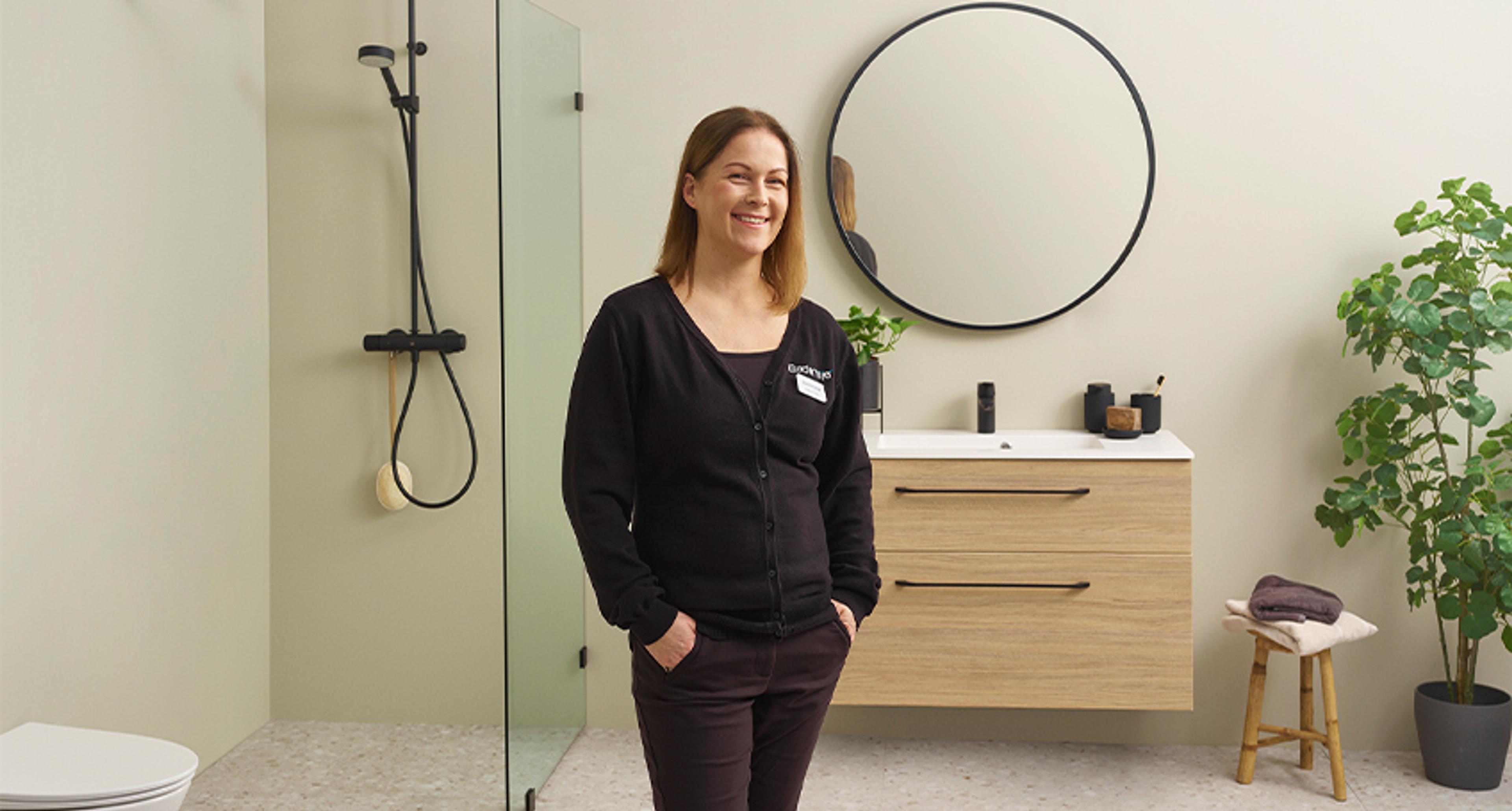 Sjekk av baderom på visning