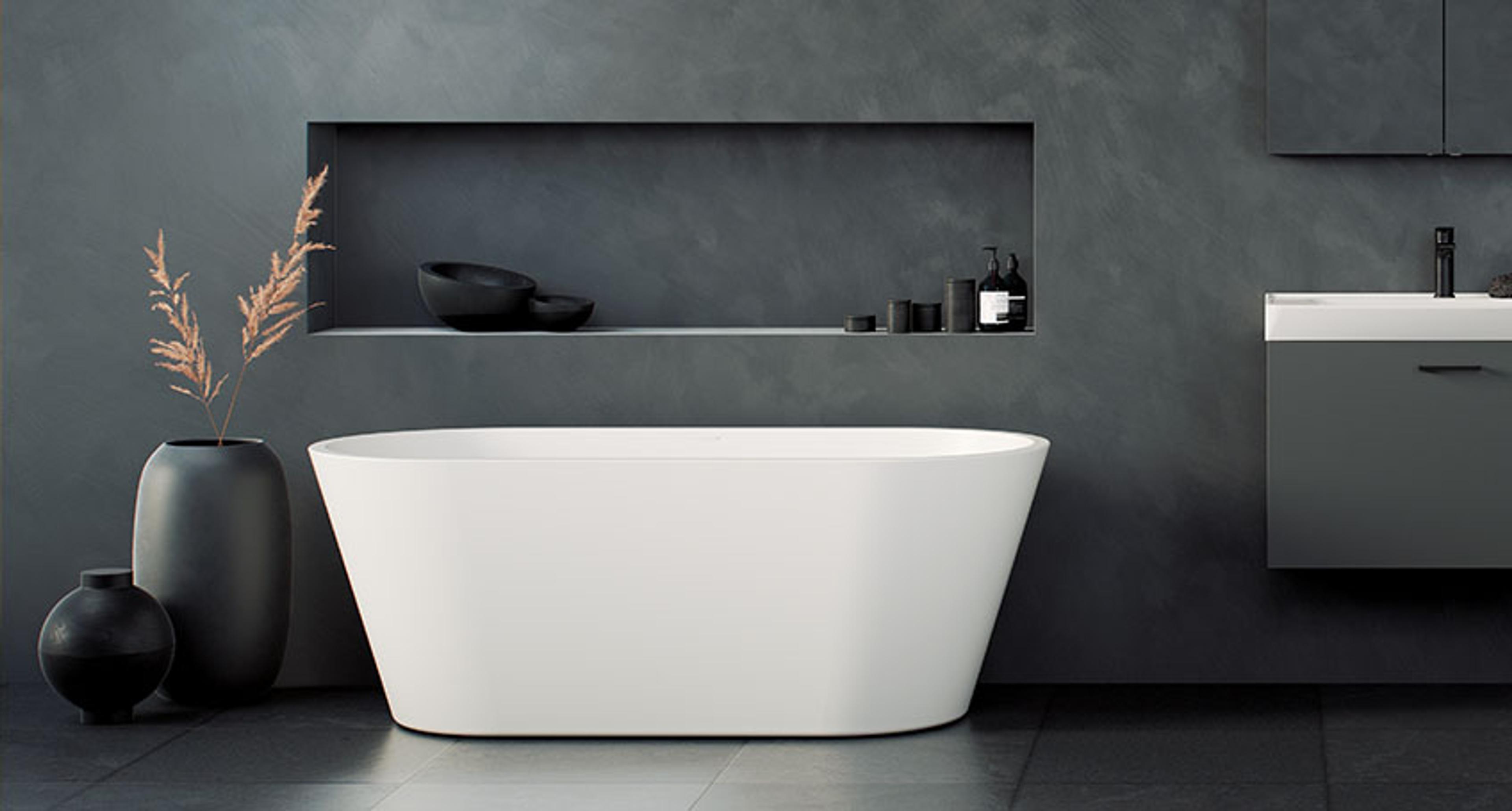 Svedbergs Ume badekar med rund utforming