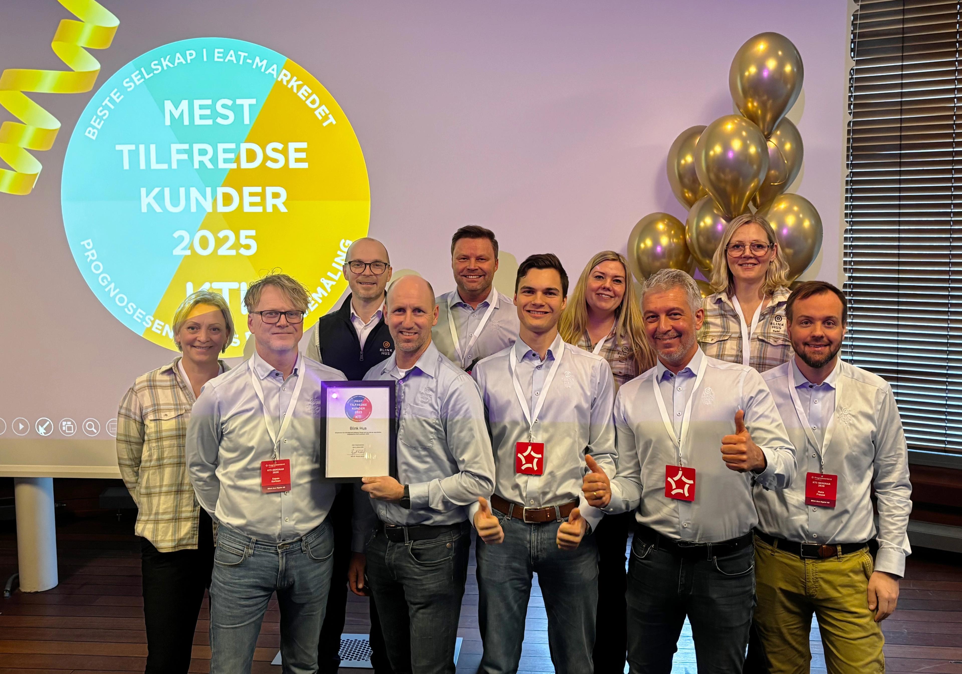 Vidar Gammelli og teamet i Blink Hus Sigdal