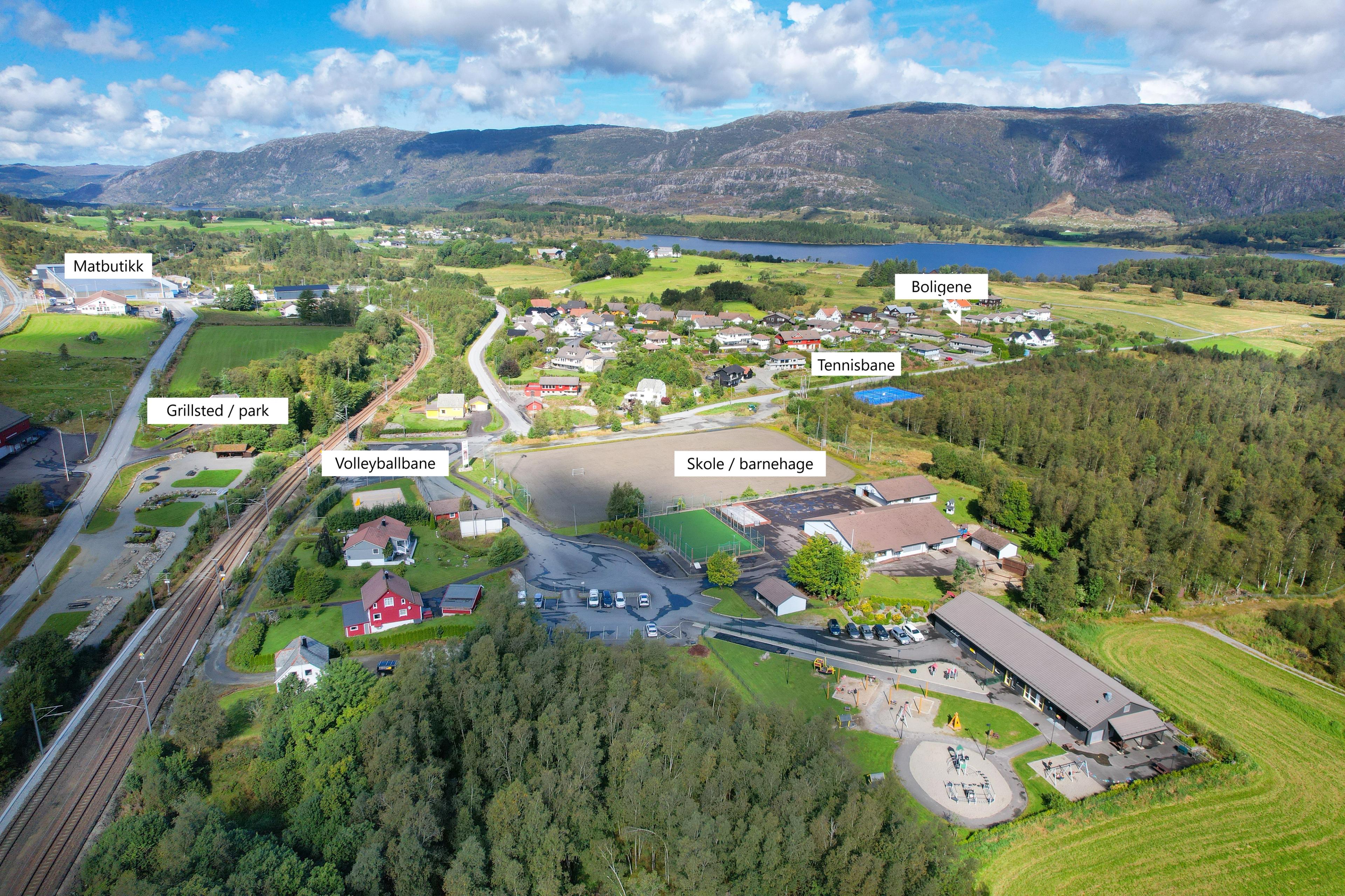 Familievennlig boligfelt på Ualand