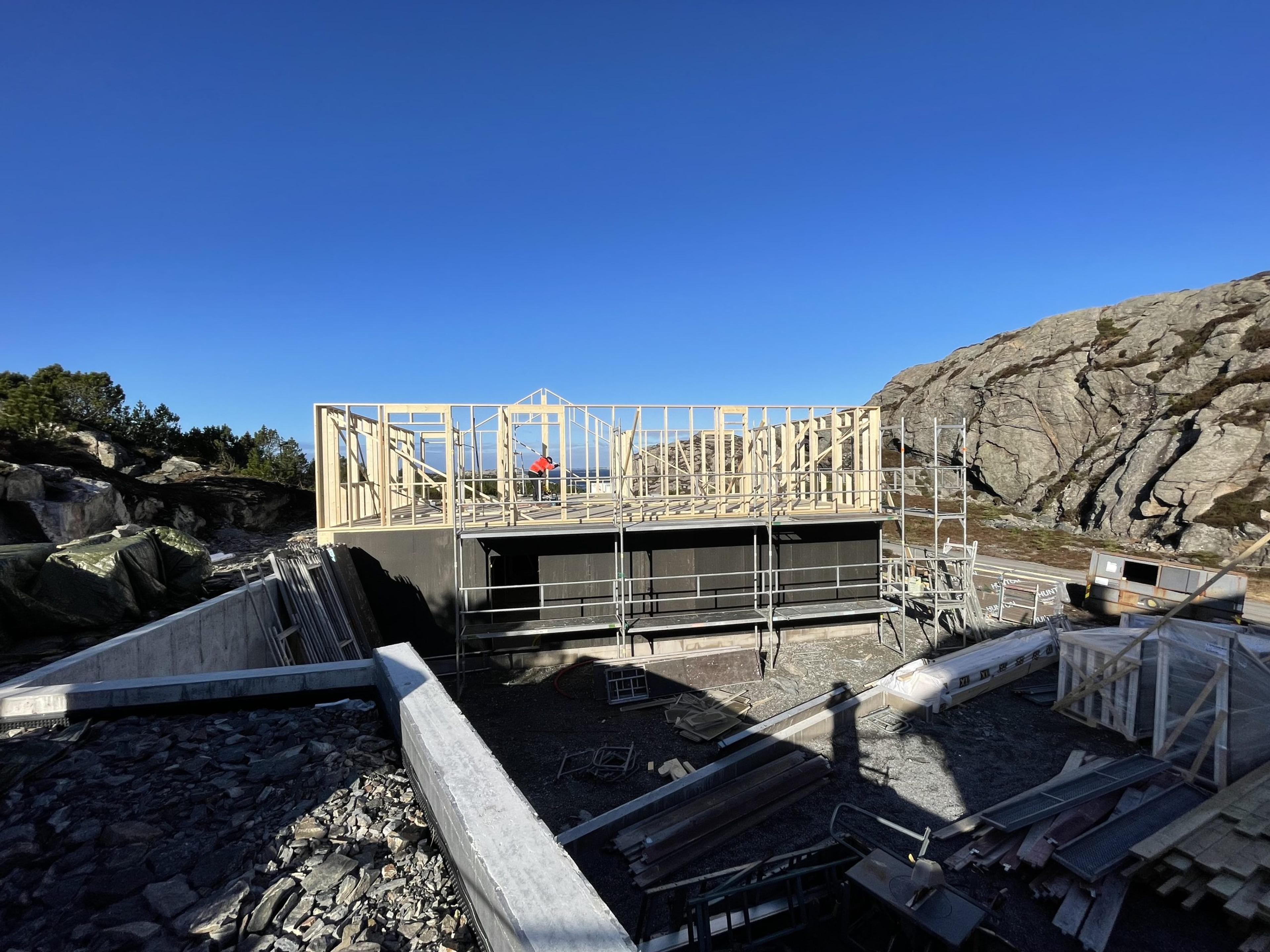 Enebolig bygget av Blink Hus Byggmester Reidar Vallestad AS