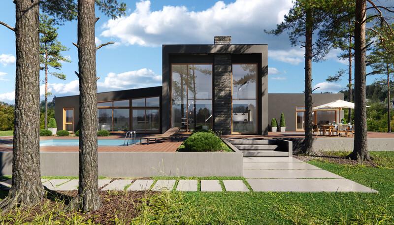 Eneboligen Tromsø, tegnet av Jannicke Henriksen. Et tydelig formspråk, der de innvendige funksjonene også definerer mye av fasadens uttrykk. Her er begge deler på lag, og skaper en enestående helhet. Enegboligen Tromsø er unik og ligner ikke noe annet enn seg selv.