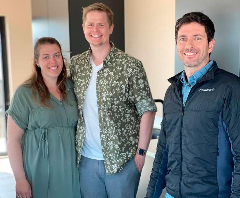 Daglig leder Tormod Ytreland med fornøyde kunder