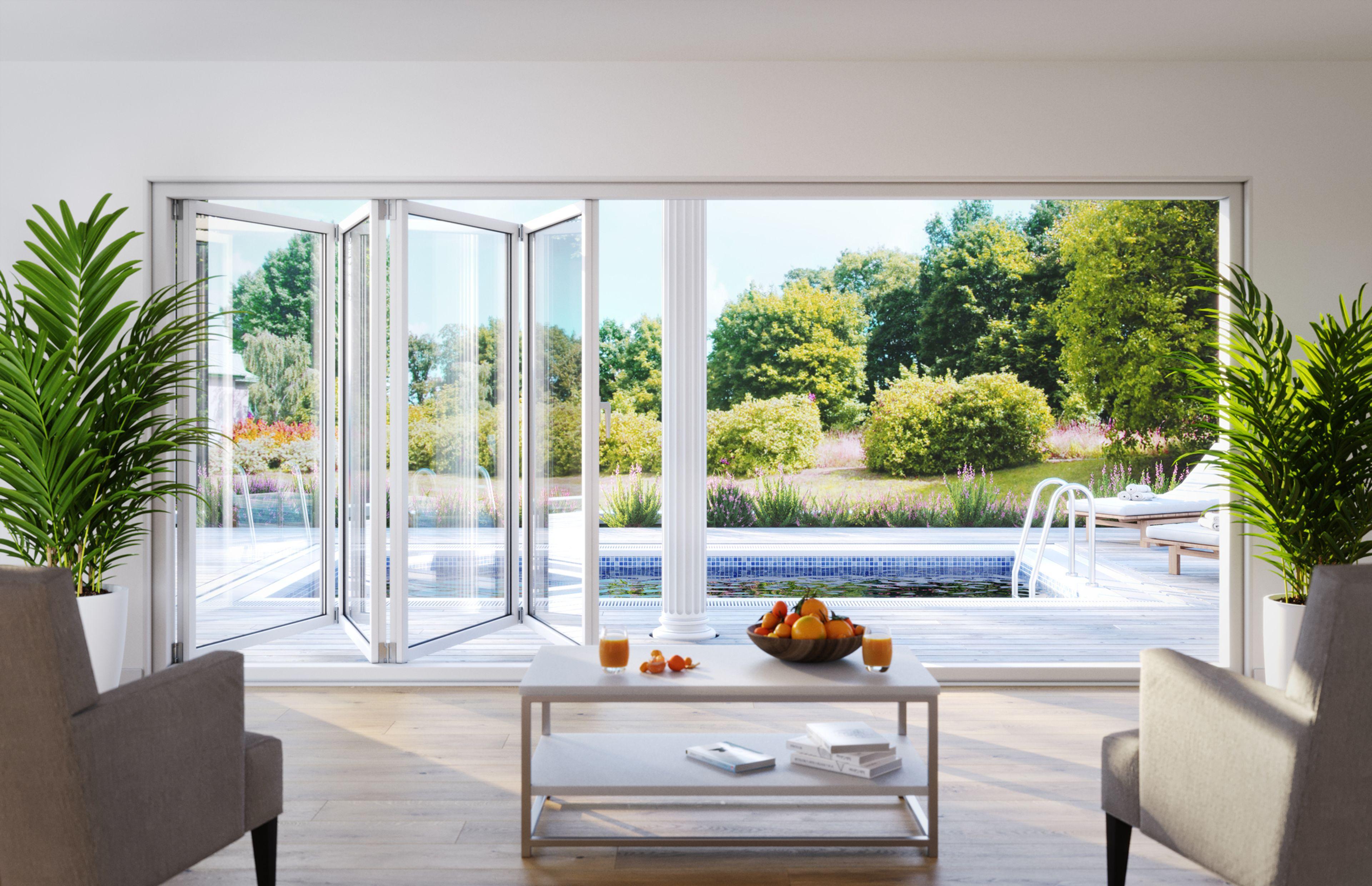 En fin hage skaper en nydelig forlengelse av stuen og inviterer til avslapning og hygge på sommerdager