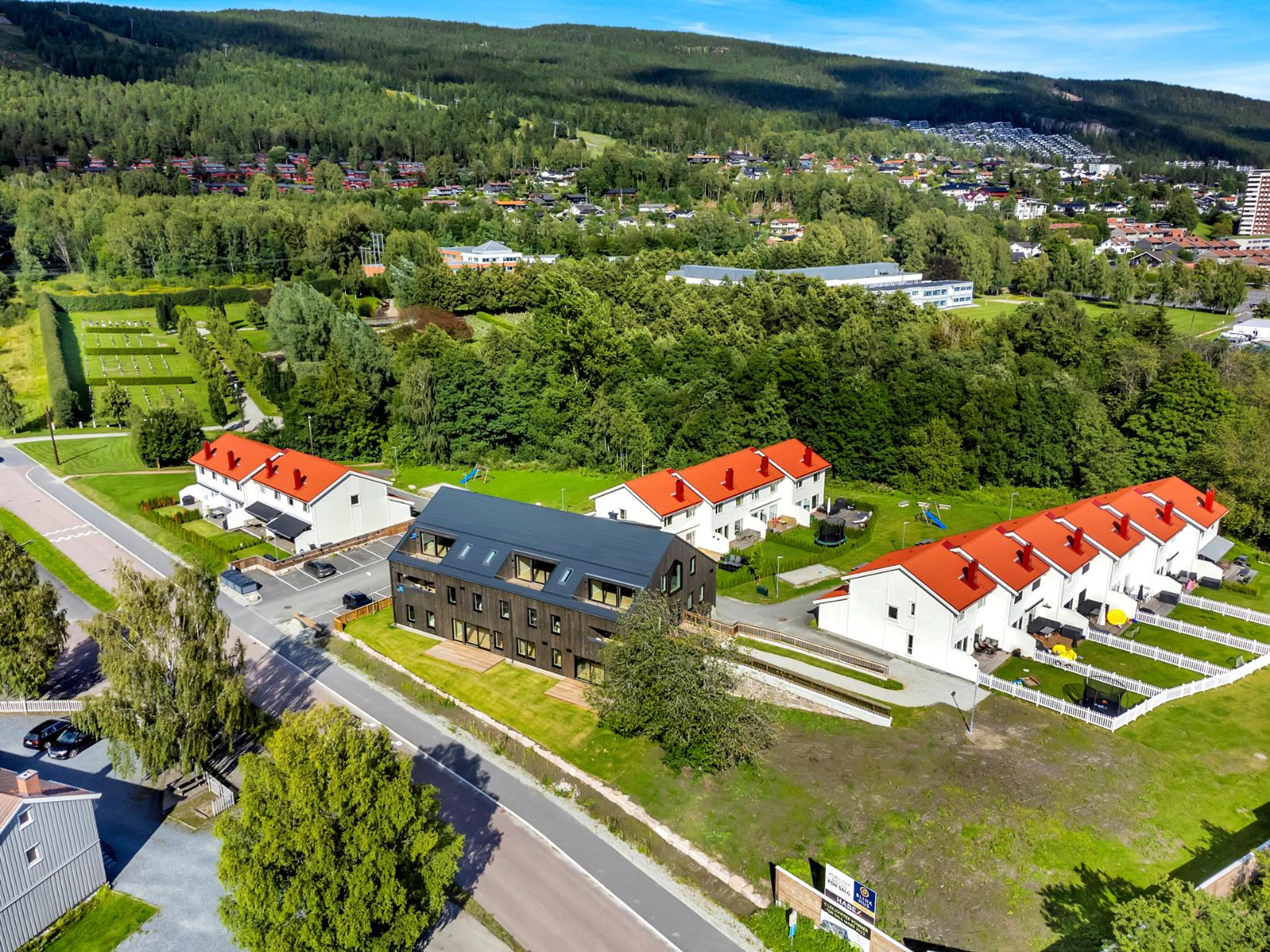 Låvebygget bygget av Blink Hus Sigdal