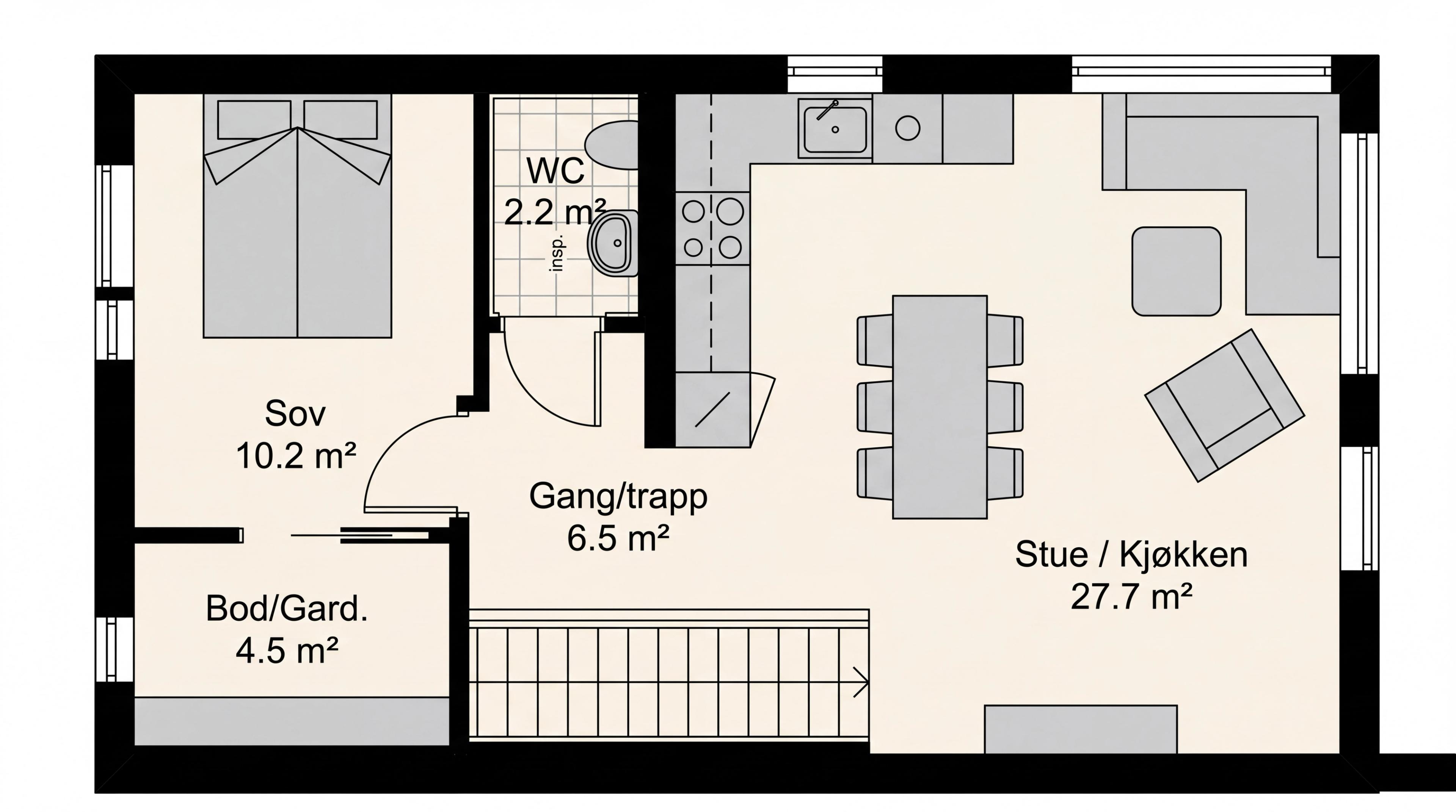 Plan 2. etasje 
