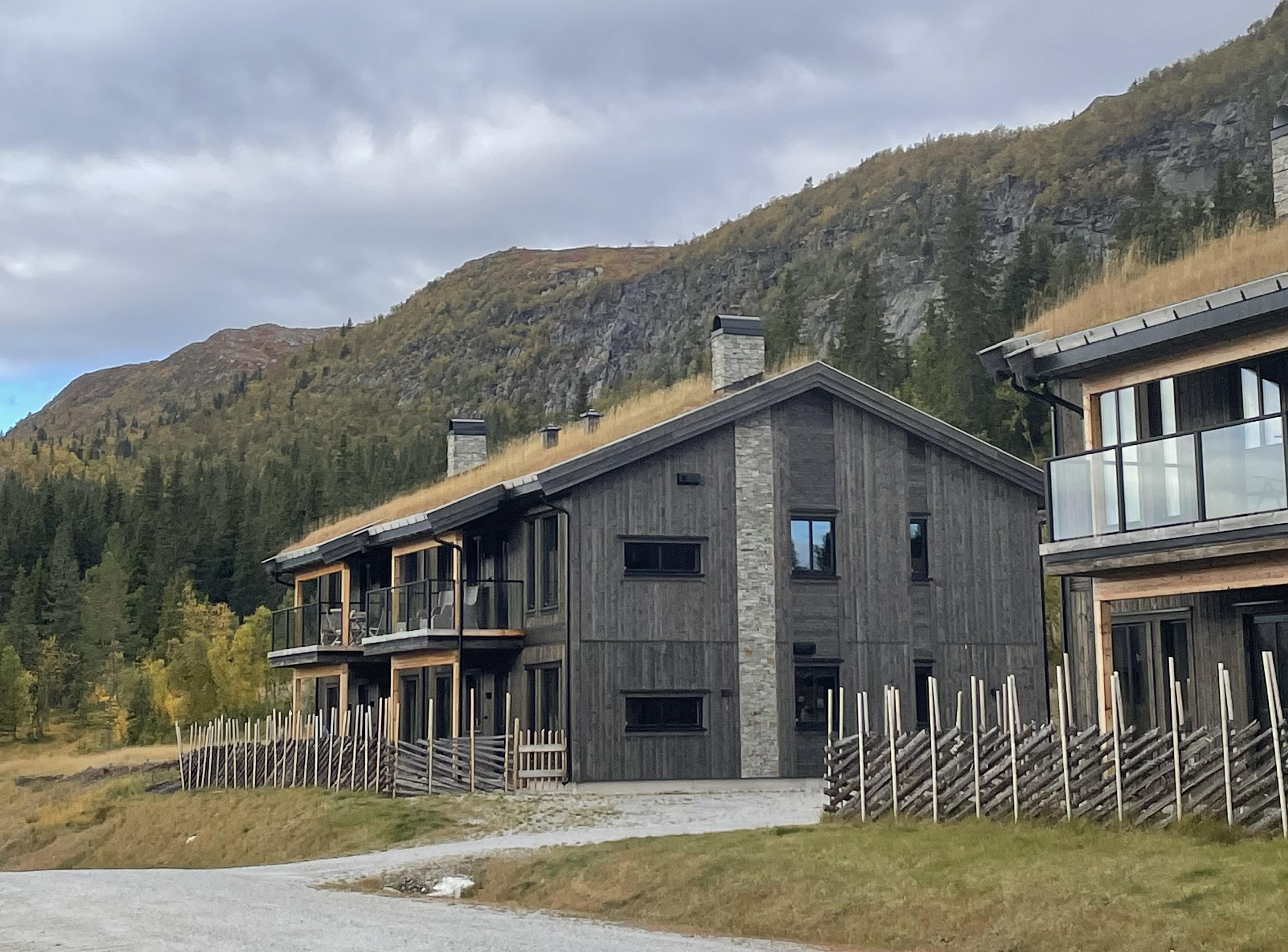 4 innflyttingsklare fritidsleiligheter, Haglebu. Det er 3 soverom i leilighetene.