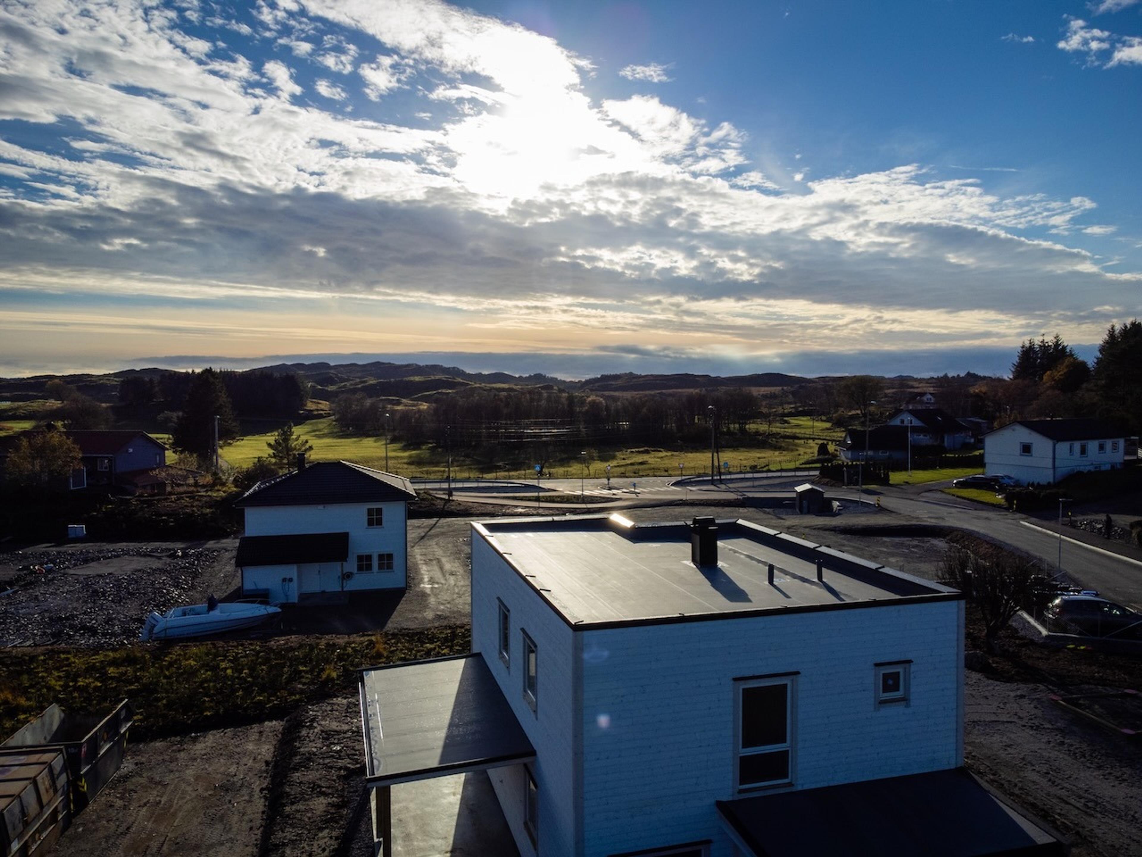 Ny enebolig bygget av Blink Hus Byggmester Reidar Vallestad