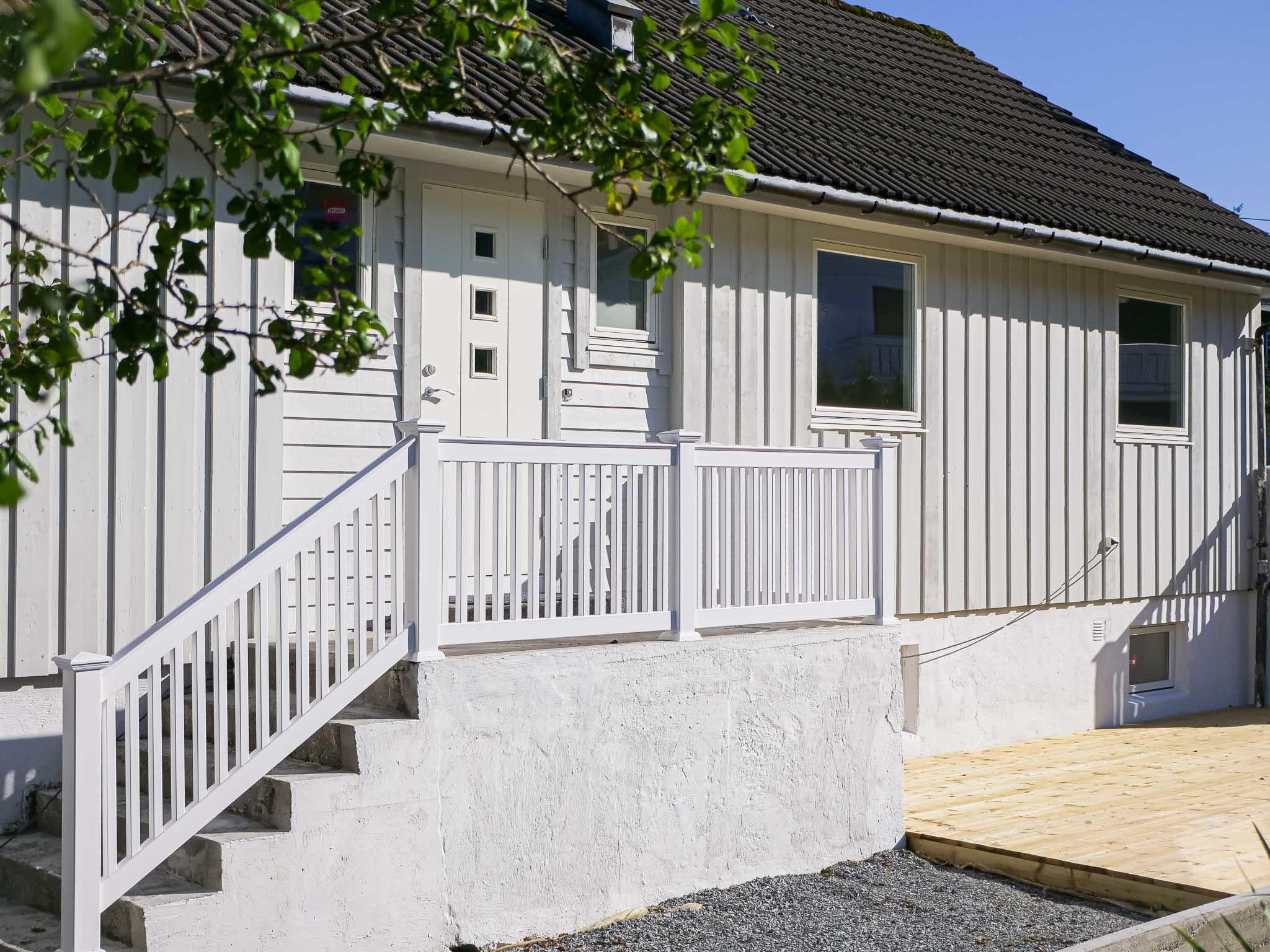 Her har en enebolig fra 70-tallet fått en oppgradering i samarbeid med Byggmester Reidar Vallestad AS.