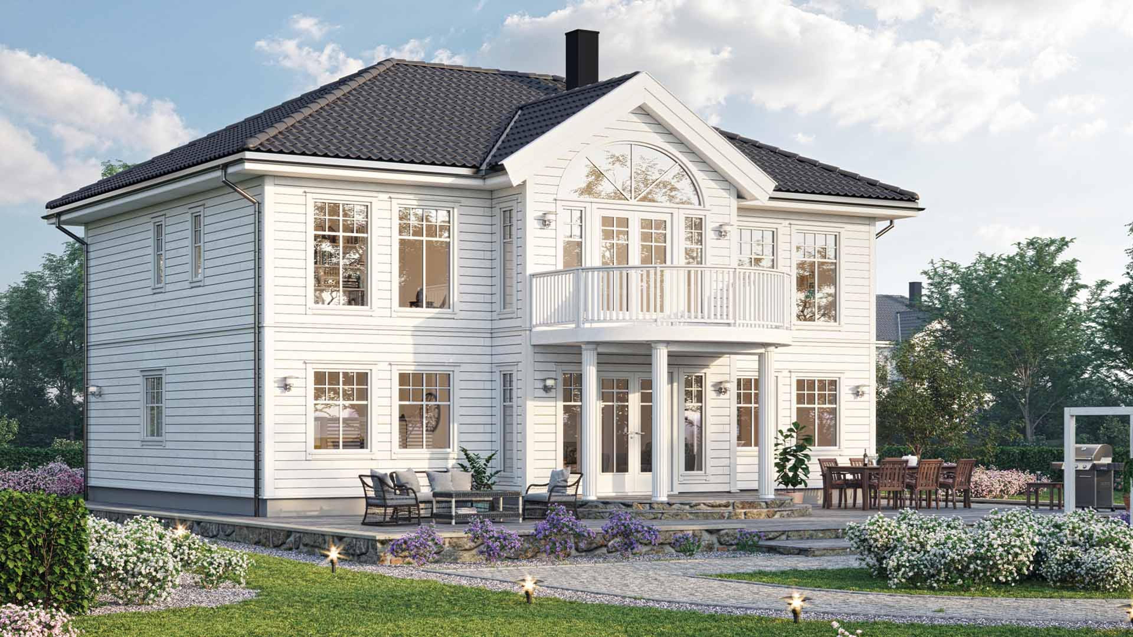 Sandviken - Herskapelig hus med preg av luksus.