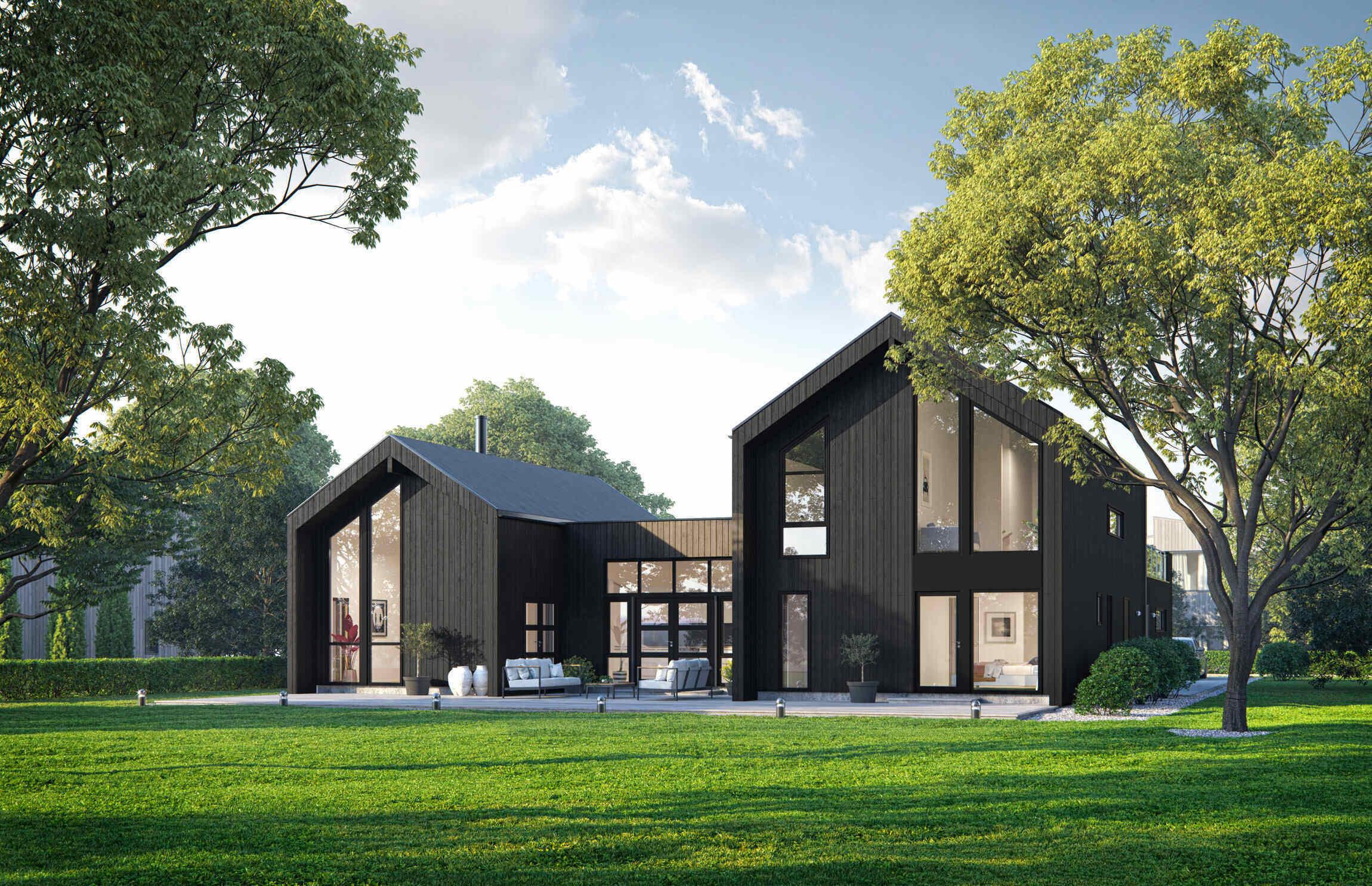 Atriumhuset Kongsberg fra Blink Hus