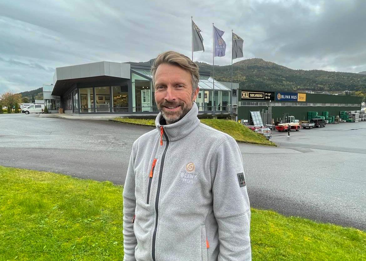 Endre Håberg, dagleg leiar i Blink Hus Stryn