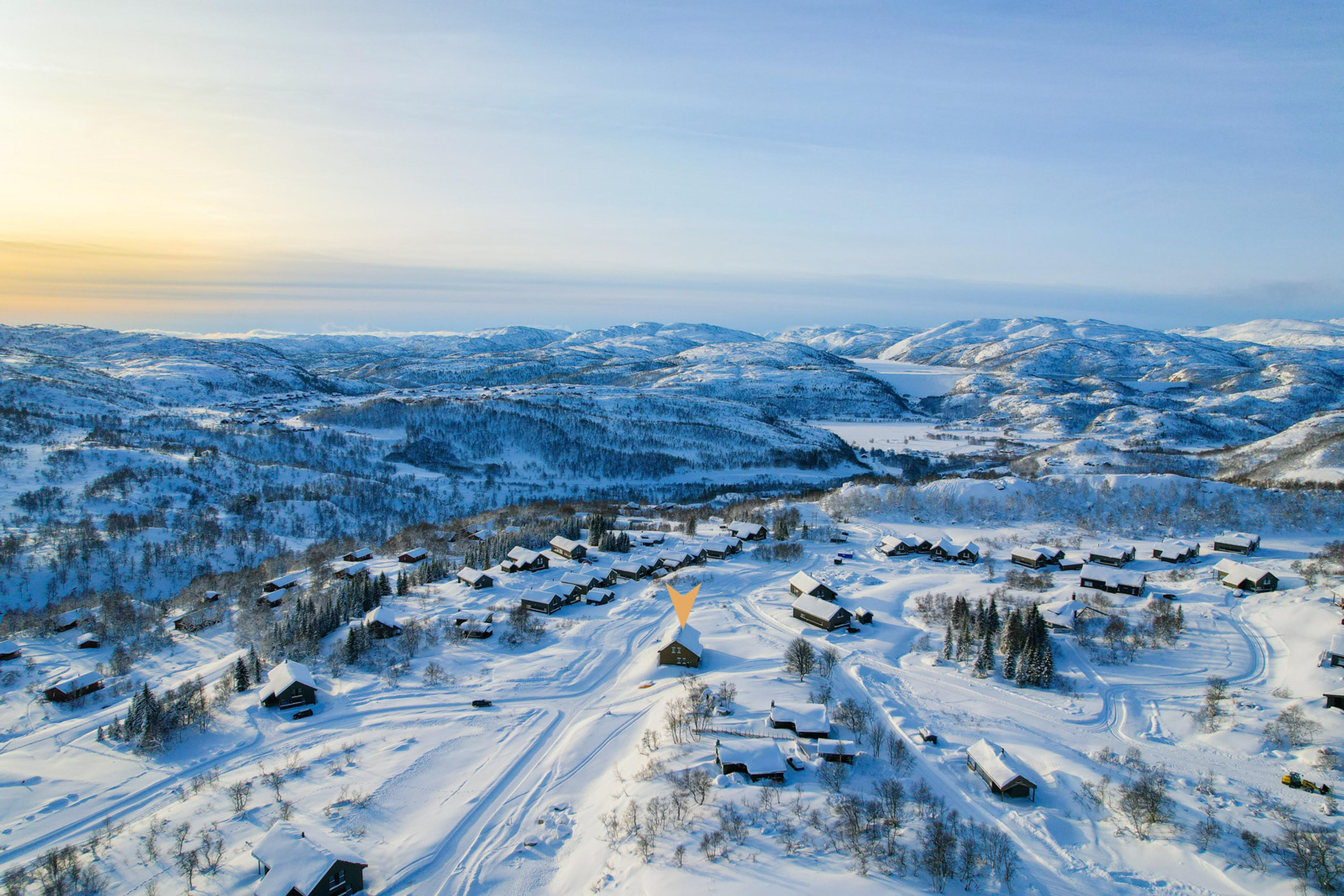 Sirdal - Innflytningsklar hytte ski in ski out 