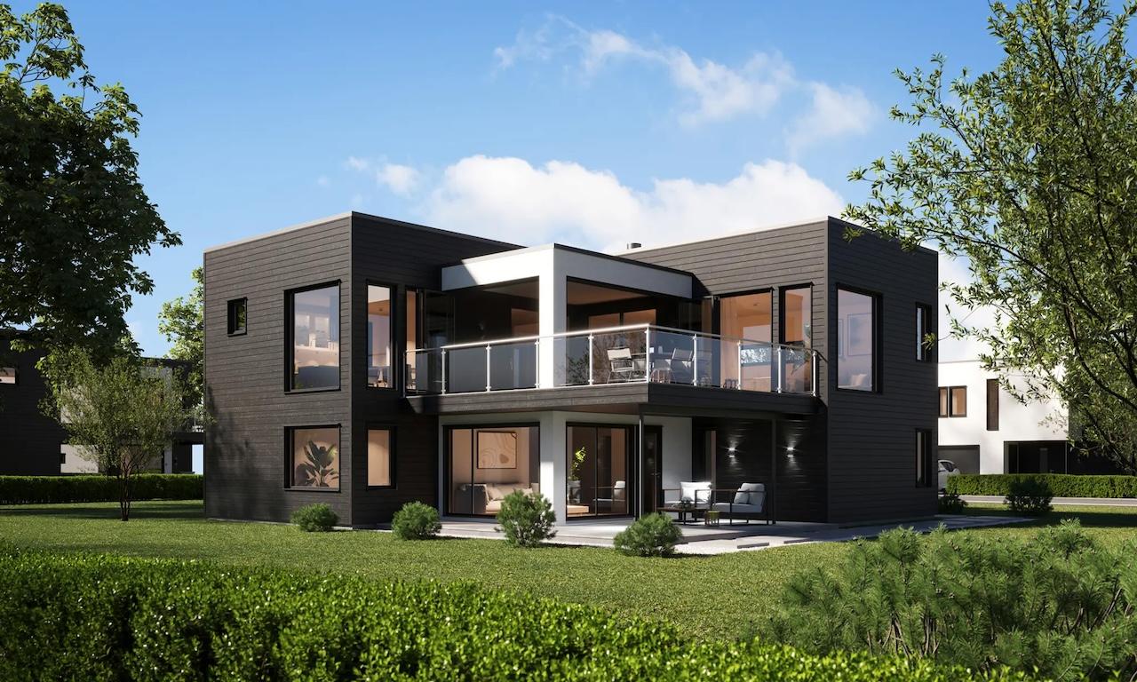 Husmodellen Haugesund med stor hage