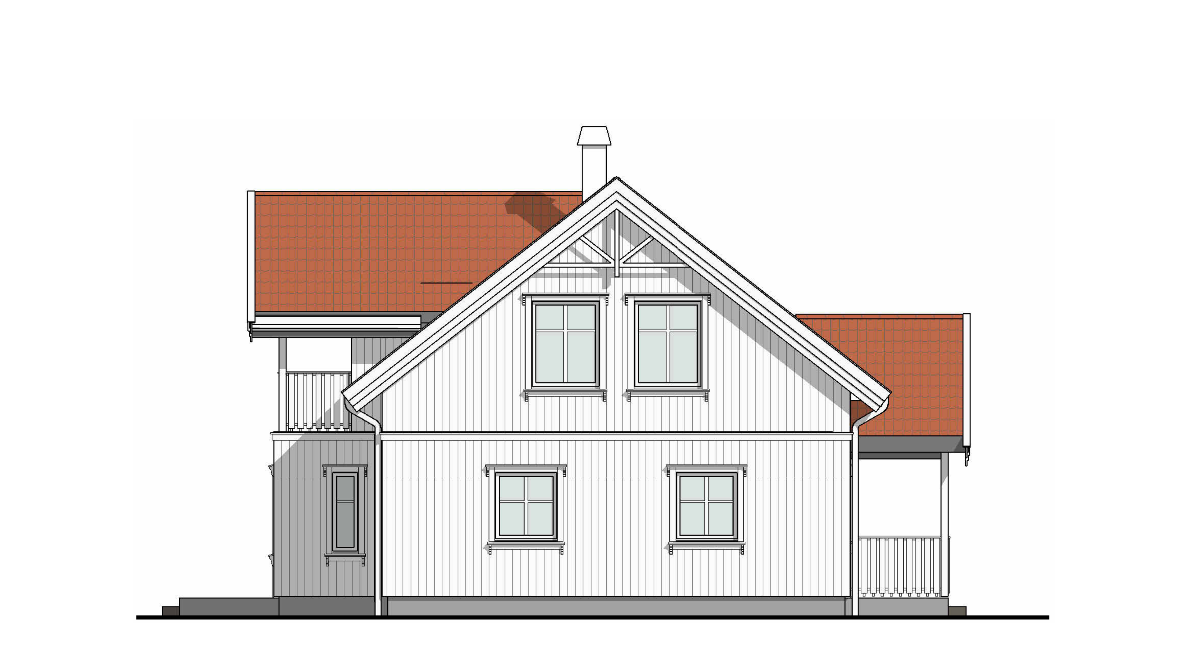 Norddal – fasadetegning 2