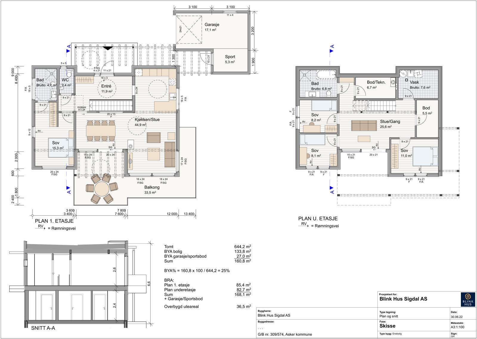 Enebolig med spektakulær utsikt, Klokkarstua