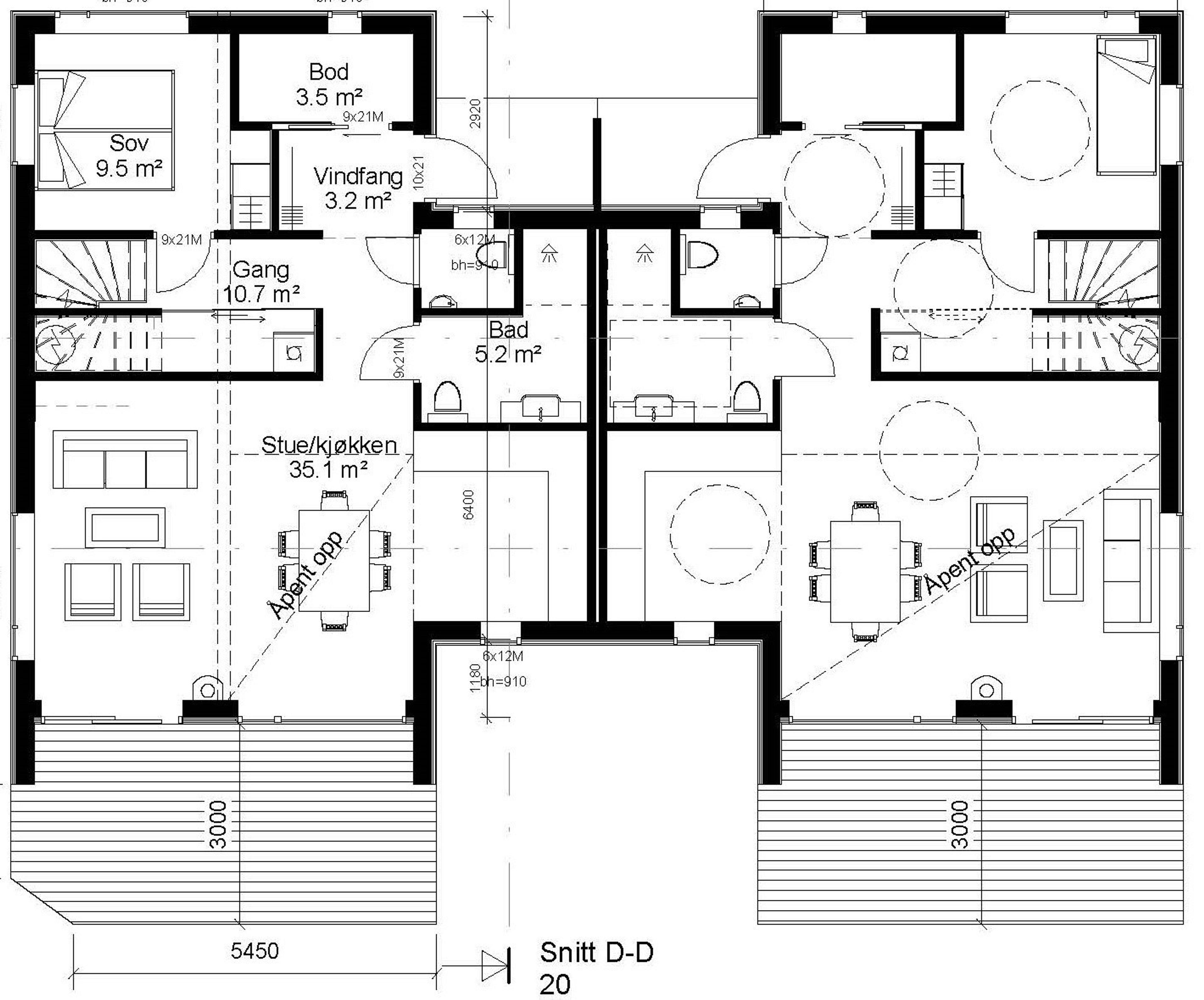 Planløsning 1. etg