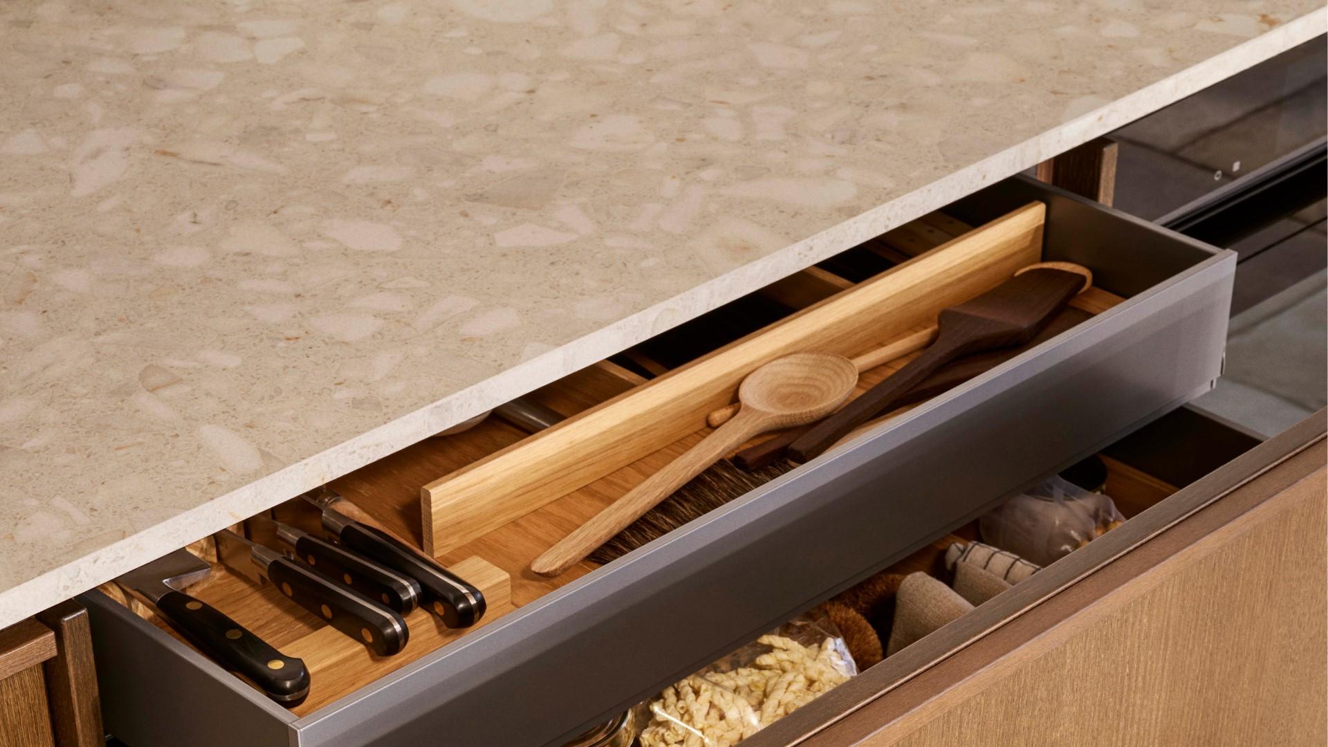 Skuffer på kjøkkenet