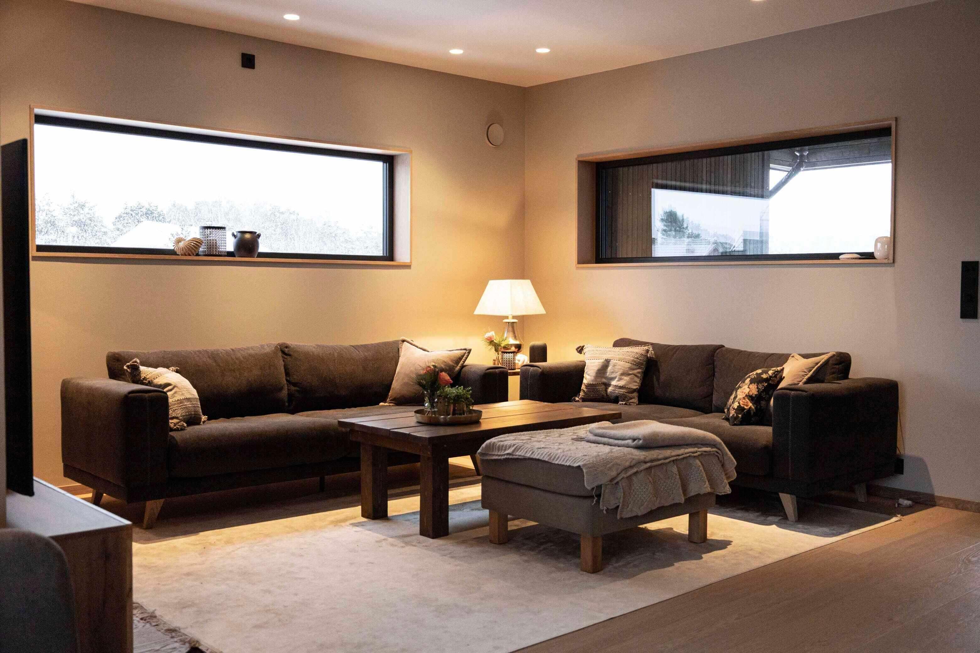 En lun og deilig sofakrok å trekke seg tilbake i