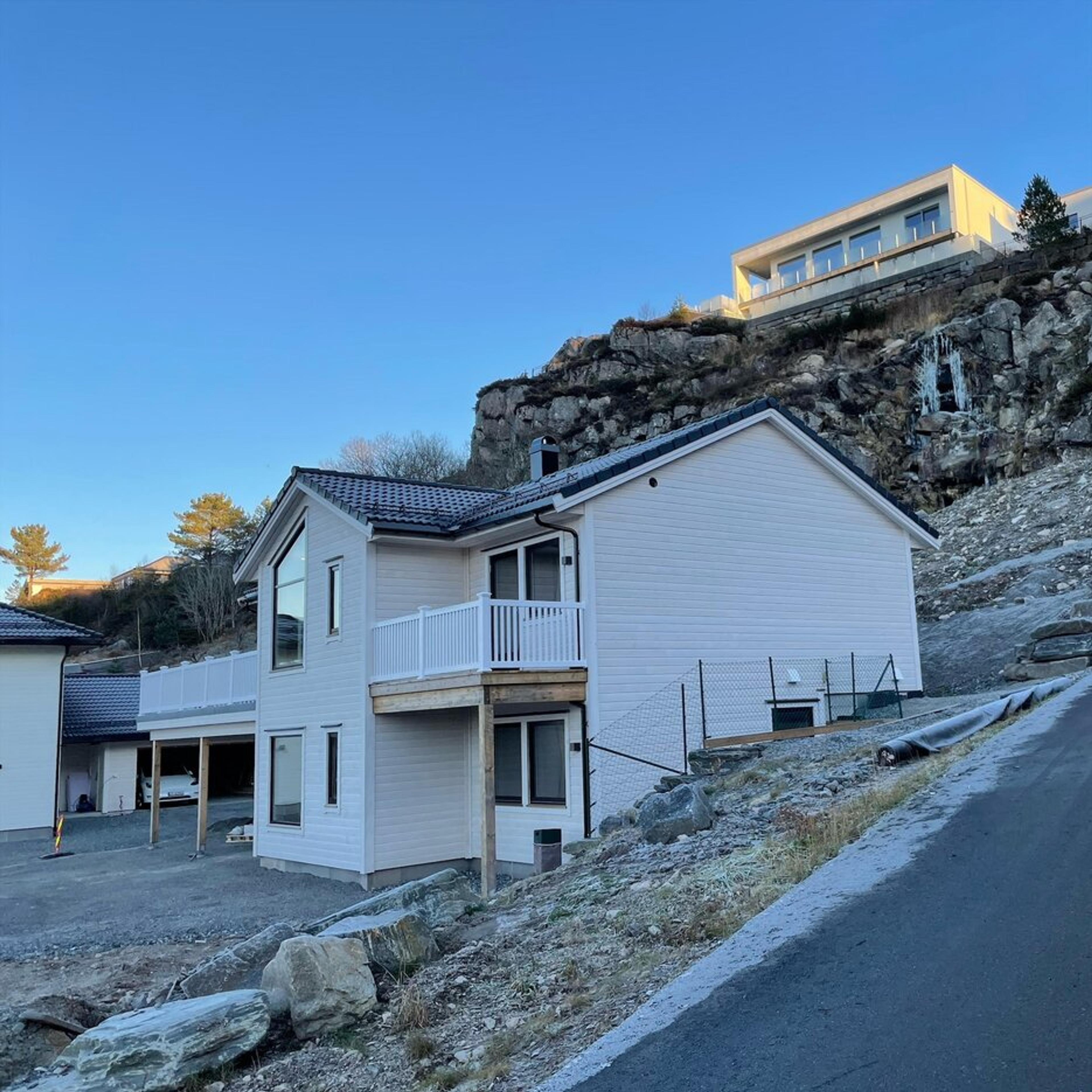 Enebolig bygget av Blink Hus Byggmester Reidar Vallestad AS