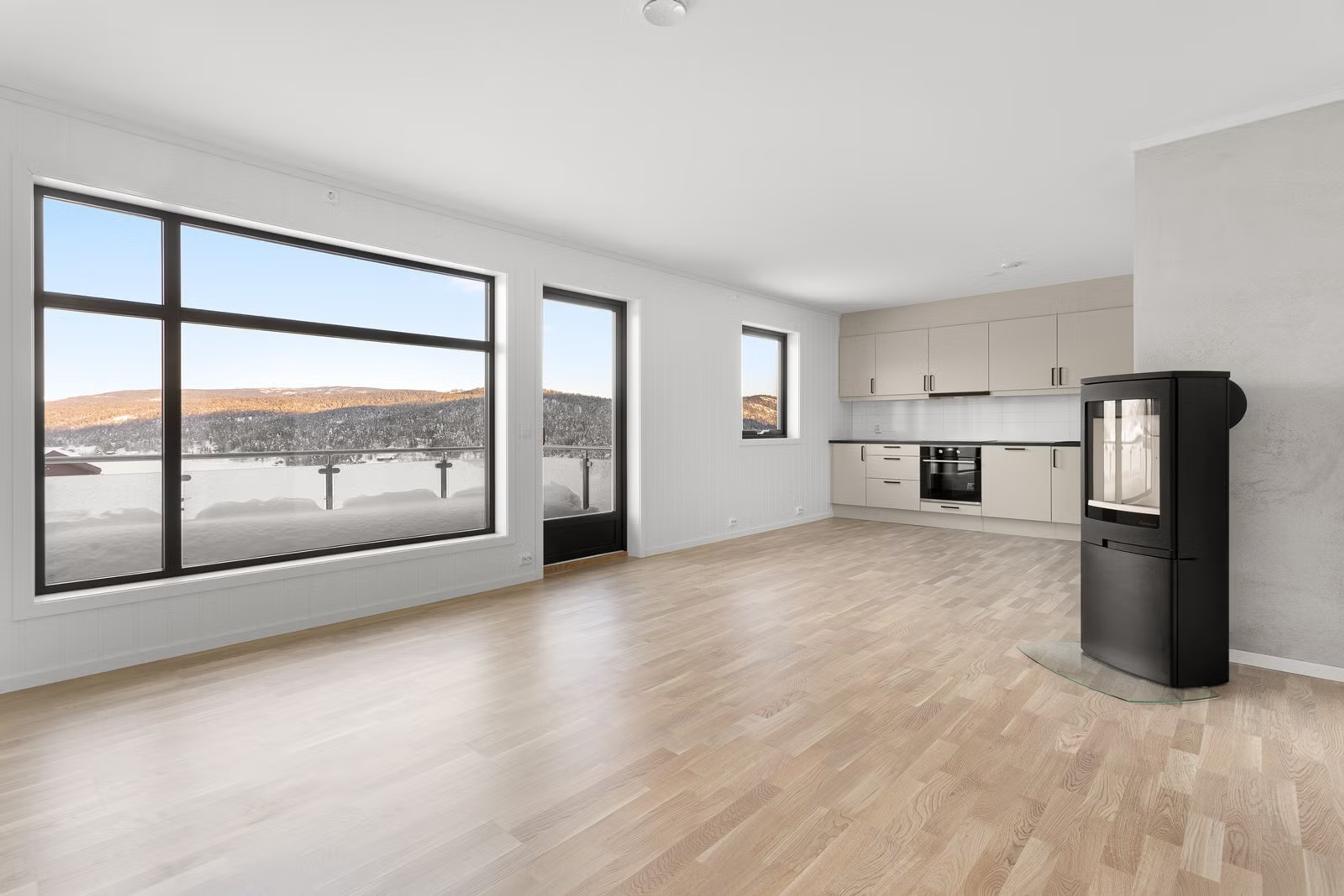 Nyoppførte selveierleiligheter i 4-mannsbolig på Sandsbråtan Panorama. 2 ledig!