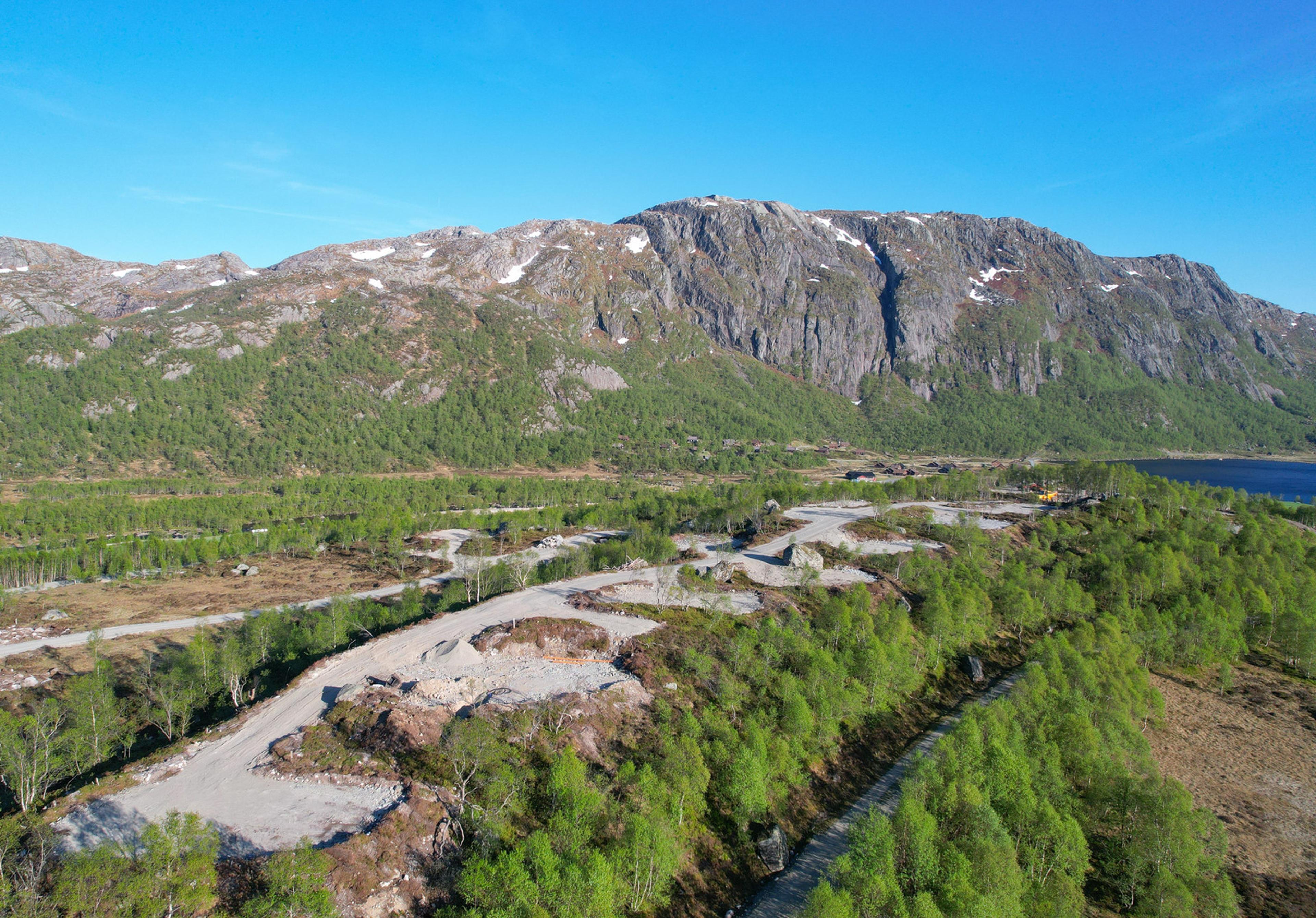 Nytt delfelt på solsiden av Stavtjørn, omkranset av skiløyper og idylliske skogsveier