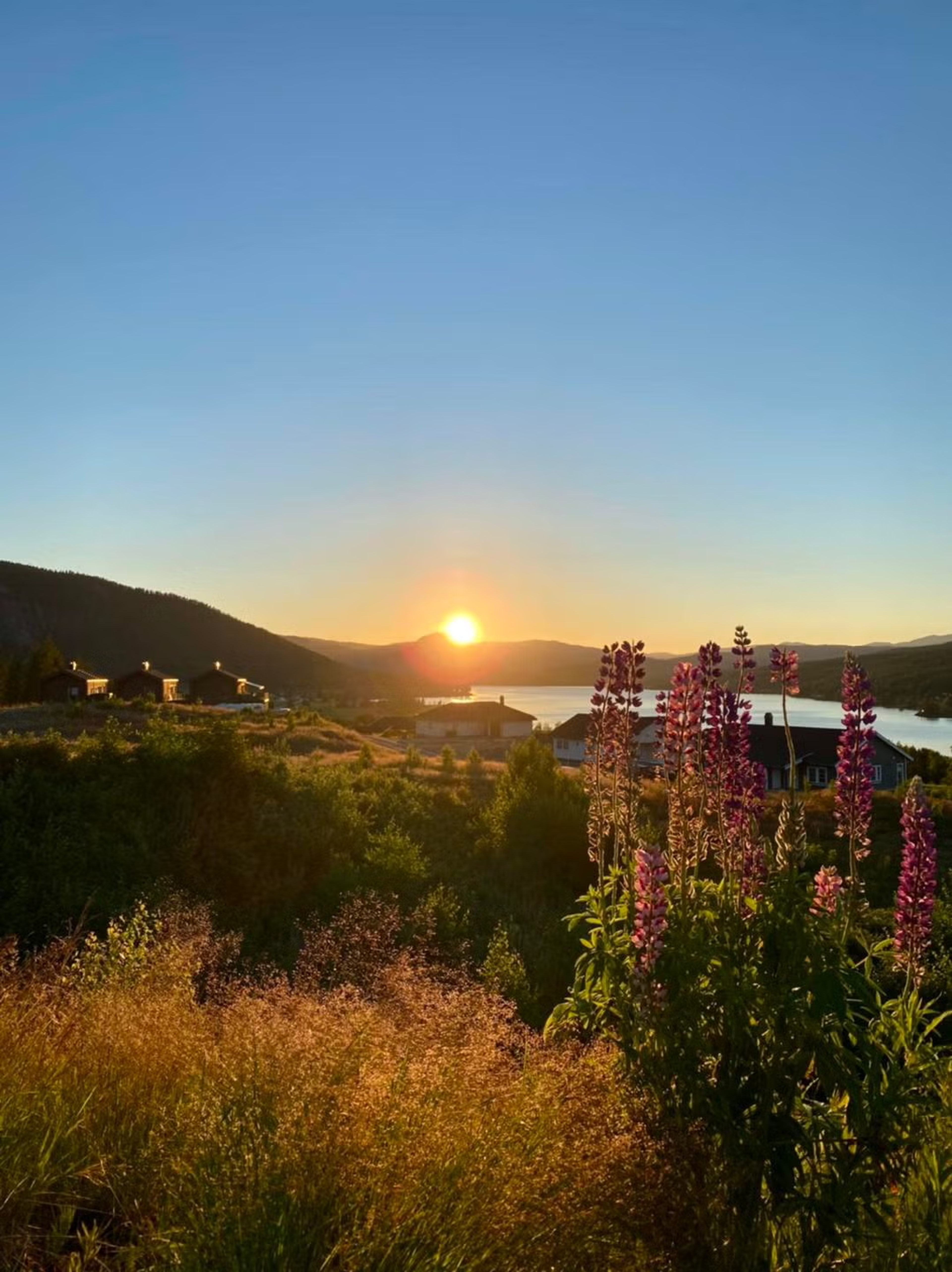 Solnedgang på Sandsbråten