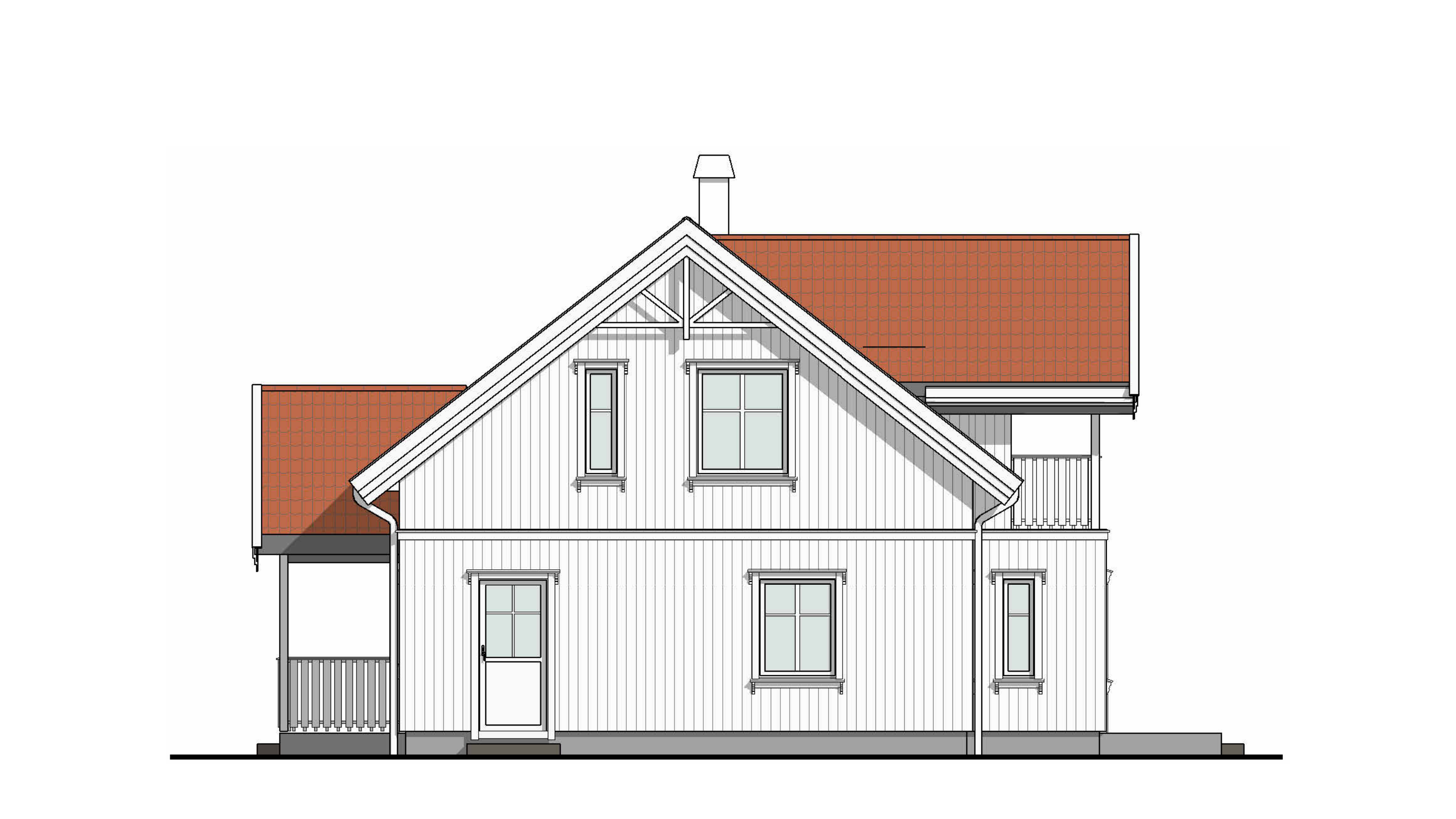 Norddal – fasadetegning 4