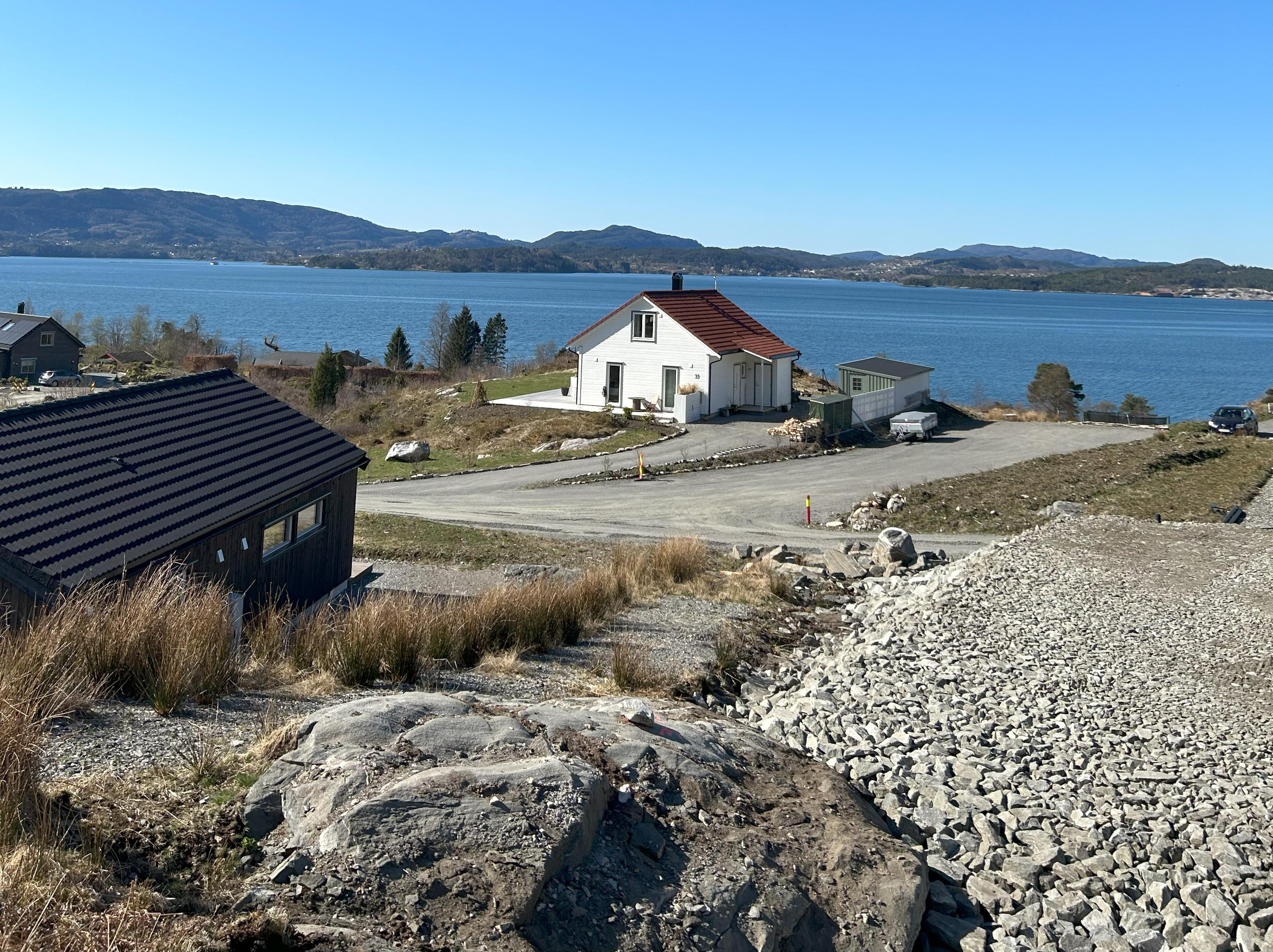 Utsikt fra tomta