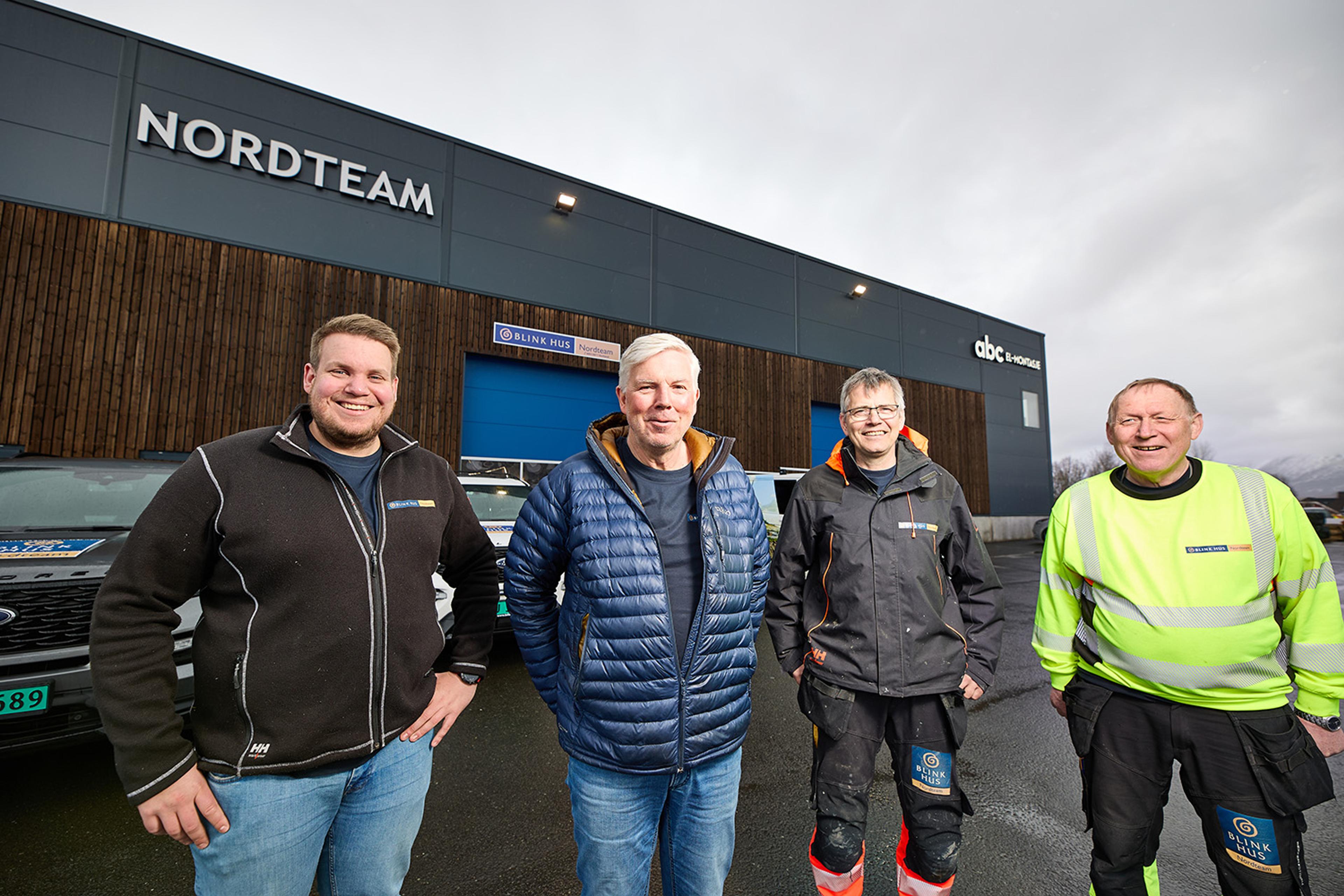 De ansatte i Blink Hus Nordteam