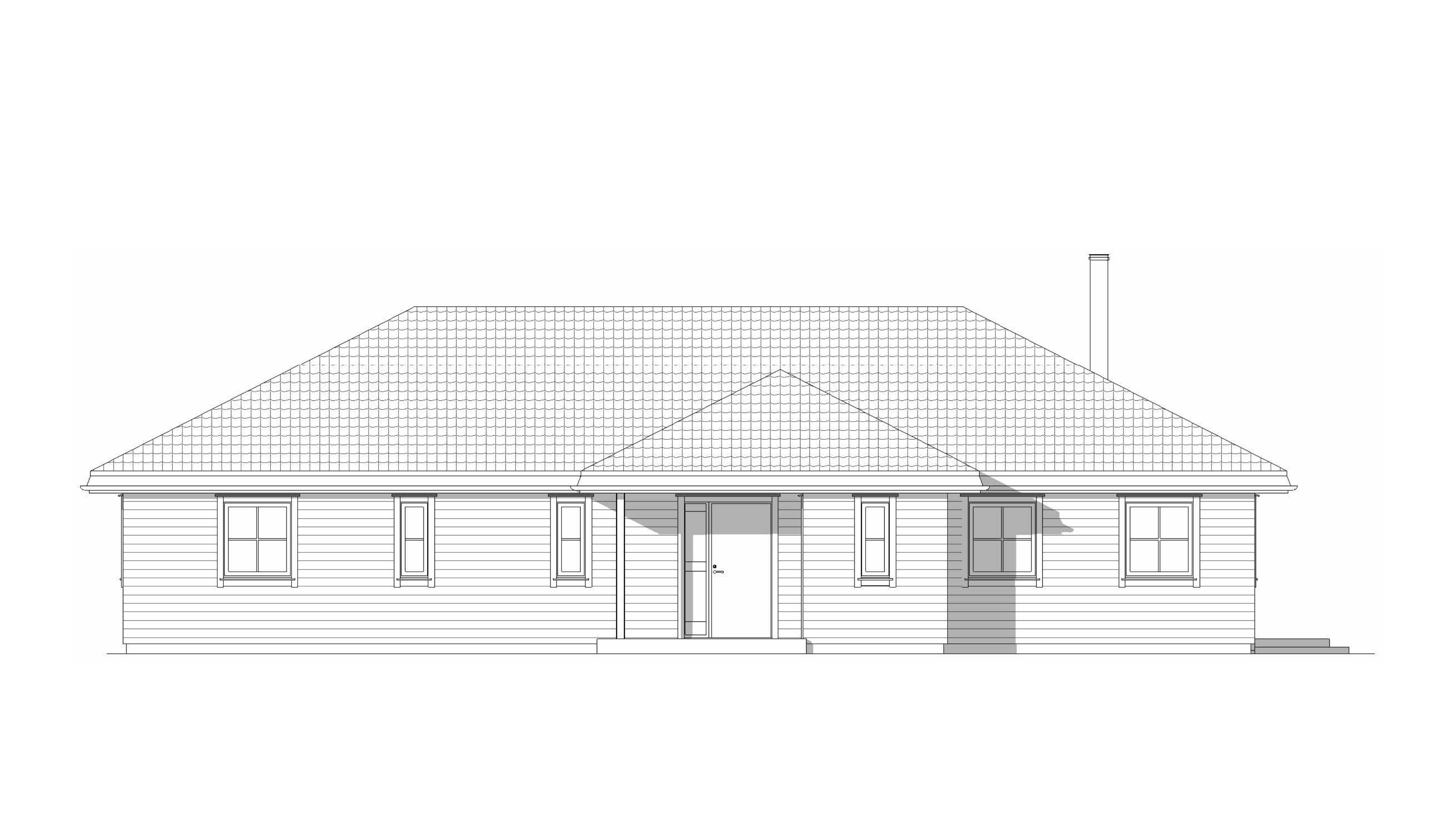Smestad – fasadetegning 3