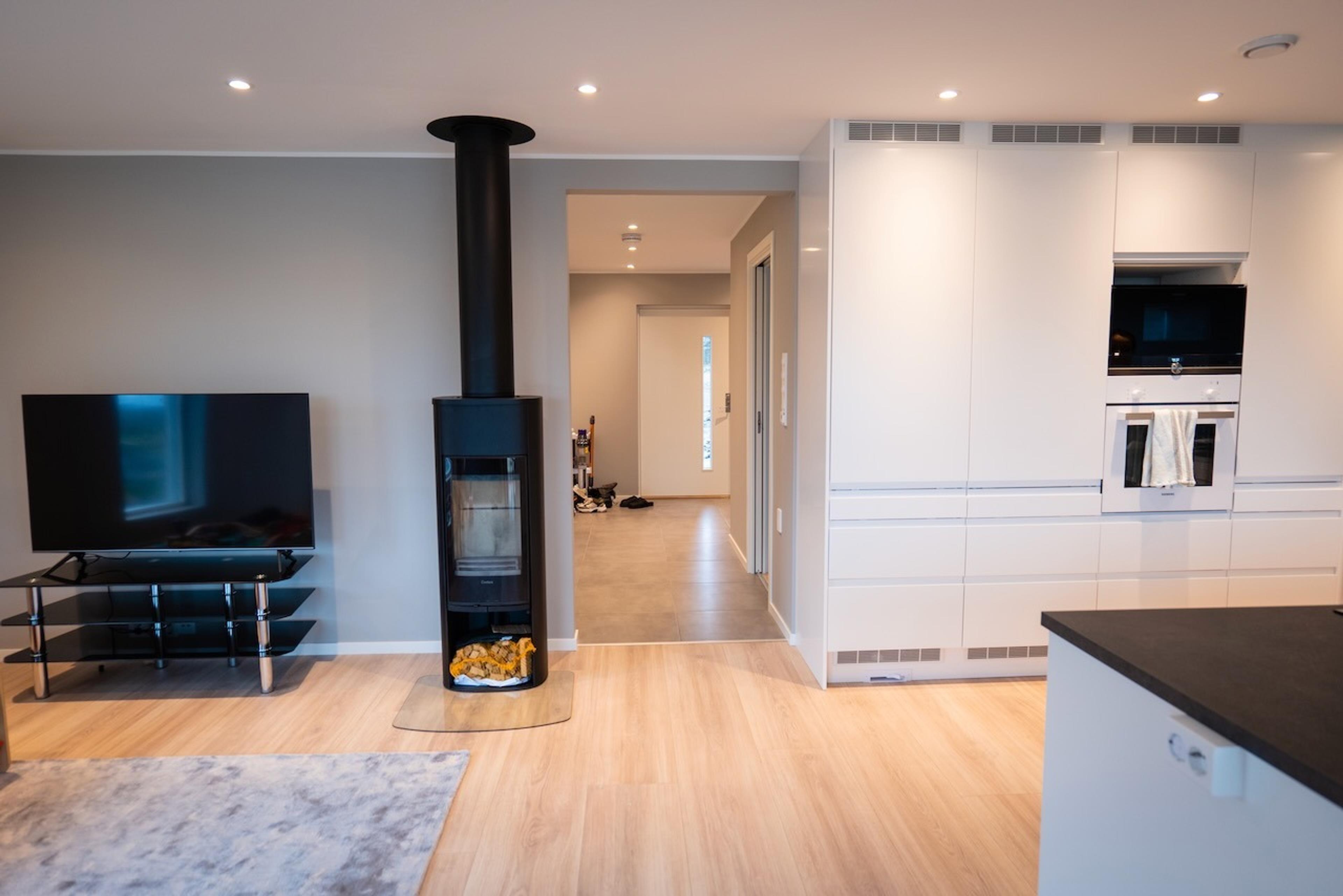 Enebolig bygget av Blink Hus Byggmester Reidar Vallestad AS