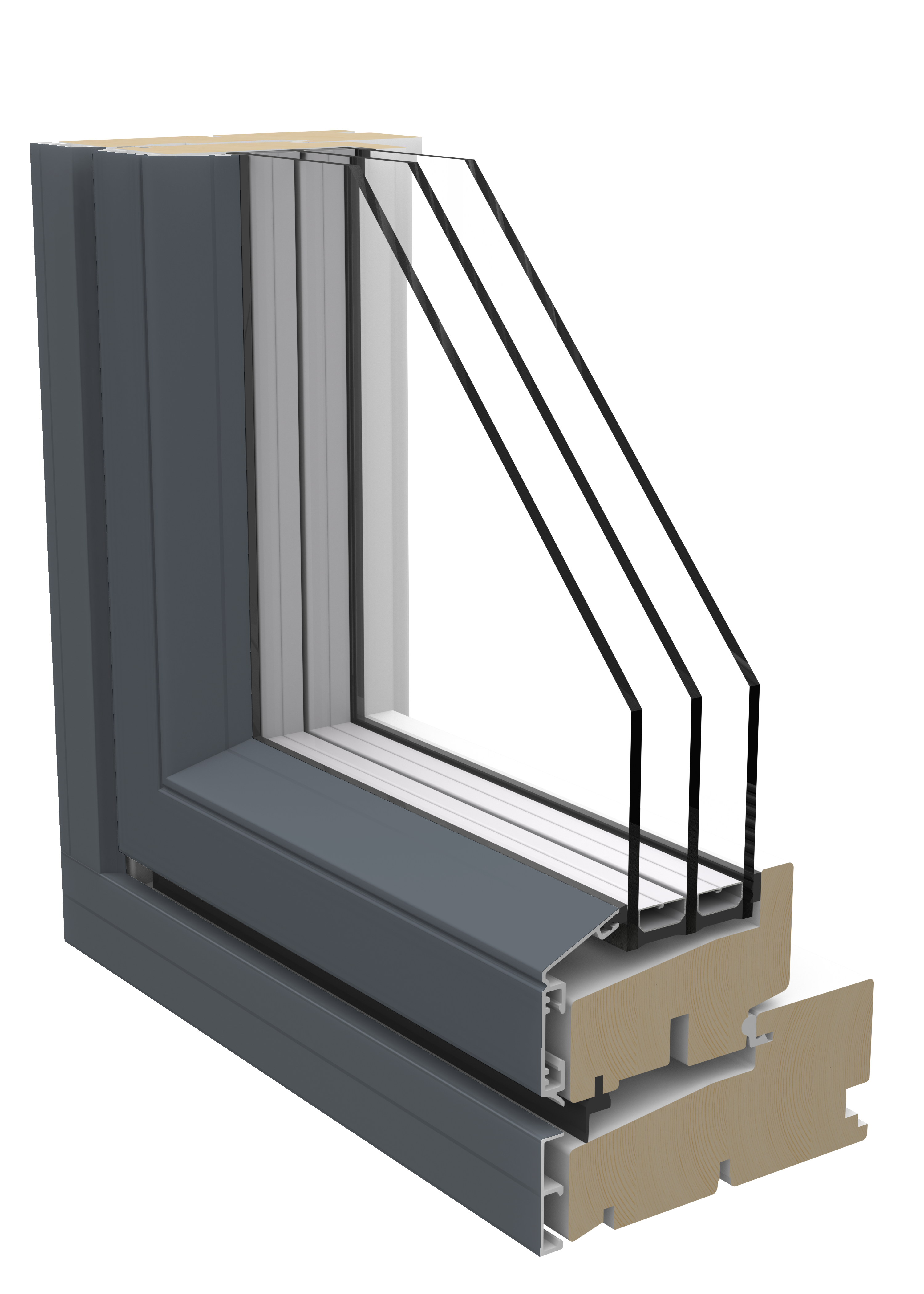 3-lags glass fra Lyssand