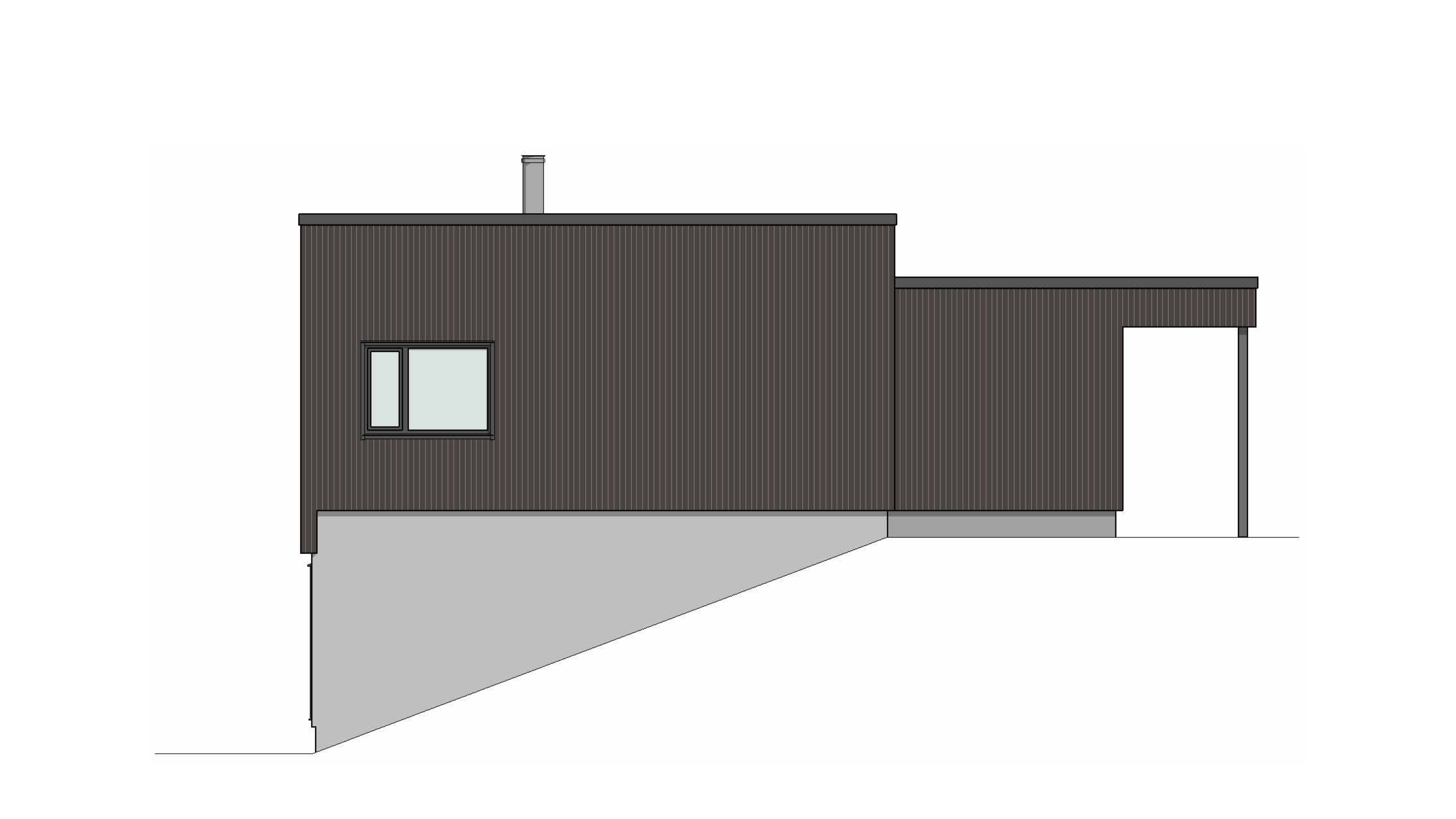 Ålesund – inngang øvre plan – fasadetegning 2