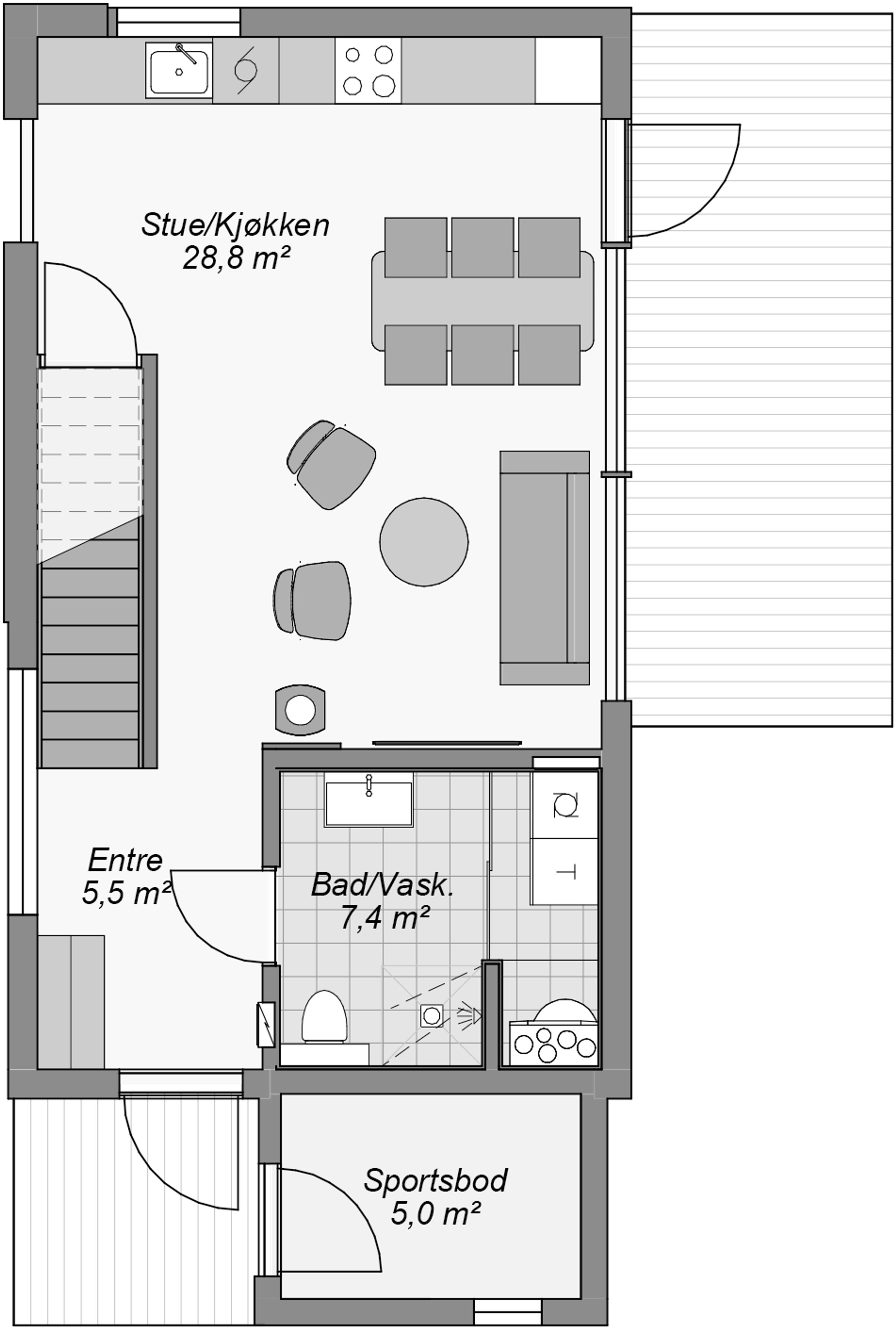 Jessheim hovedmodul 1.etg