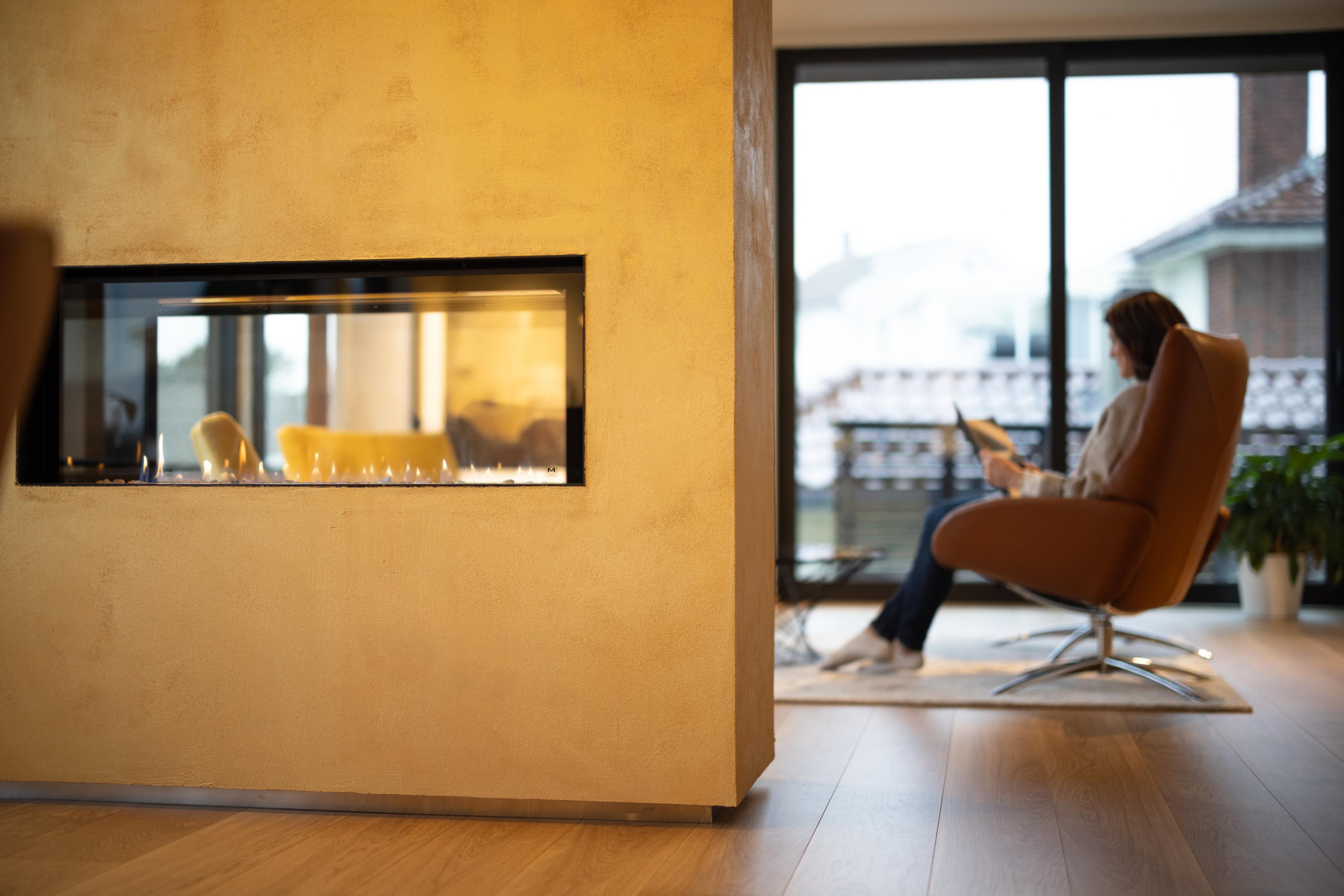 At peisen fungerer som romdeler er eksempel på detalj som Petra og Atle liker