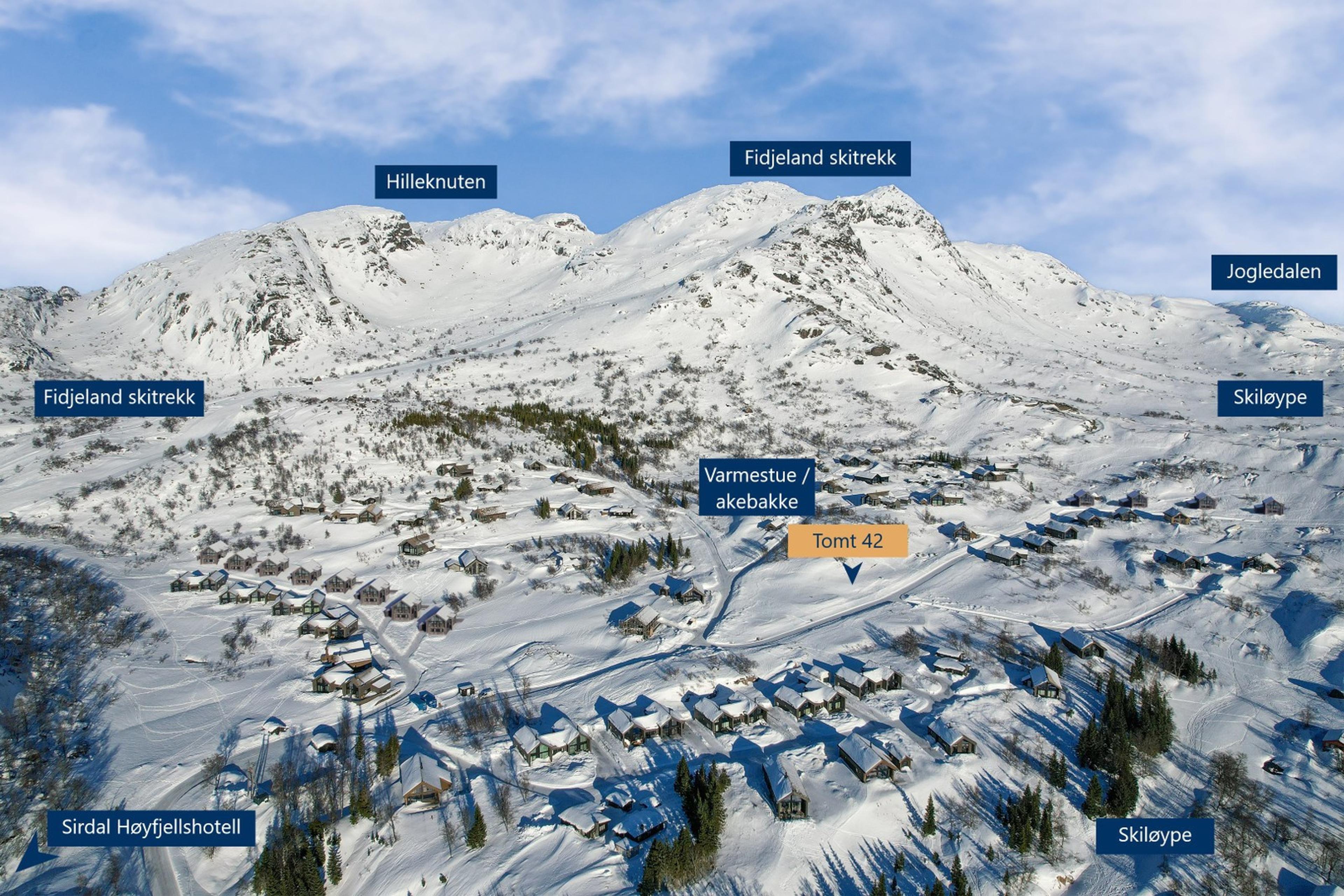 Sirdal - Innflytningsklar hytte ski in ski out 