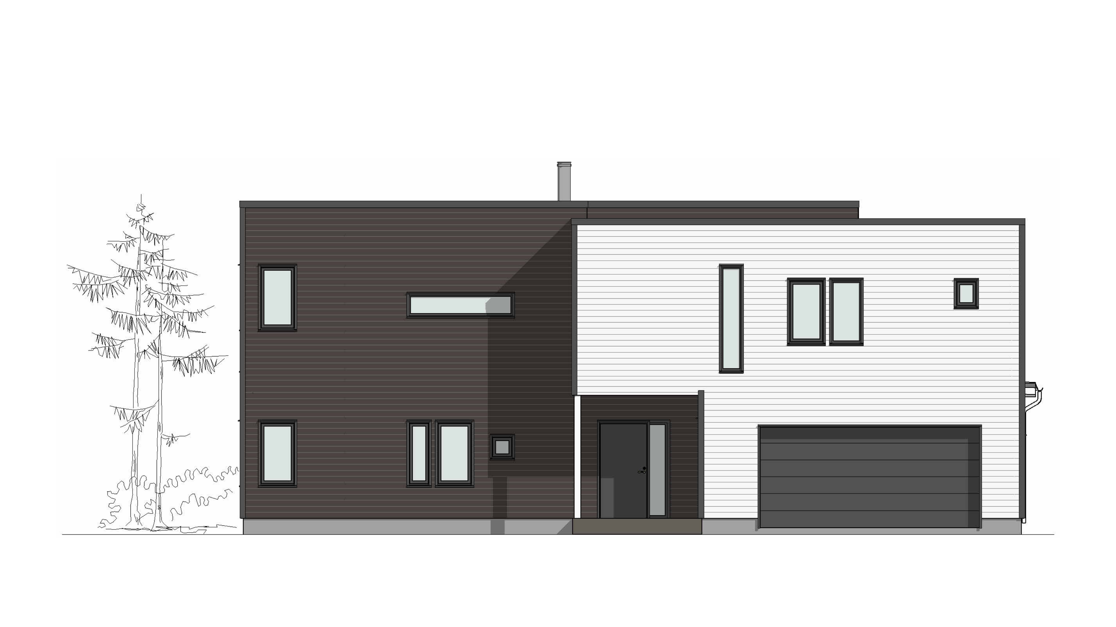 Haugesund – fasadetegning 2