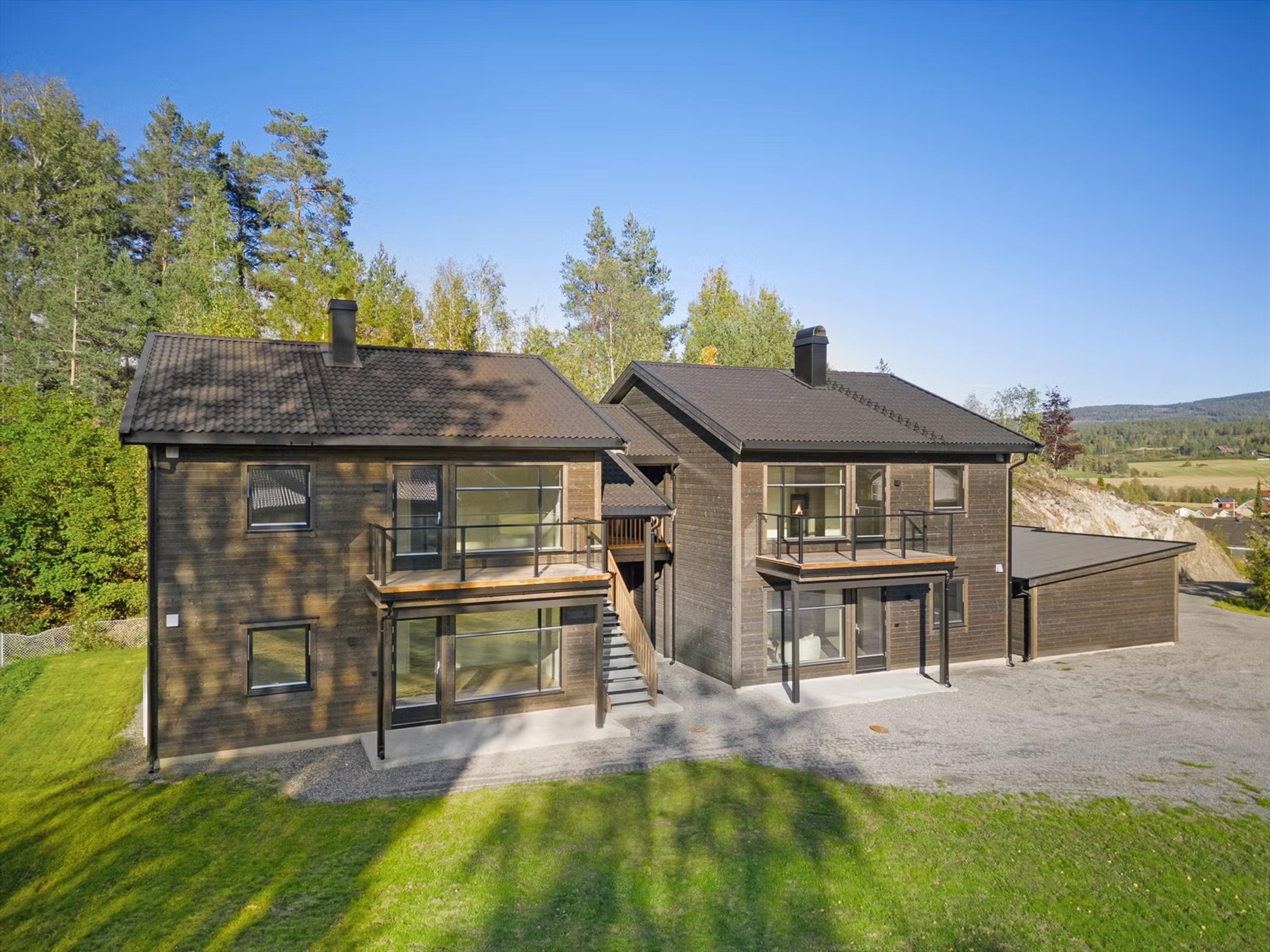Leilighetene med carport